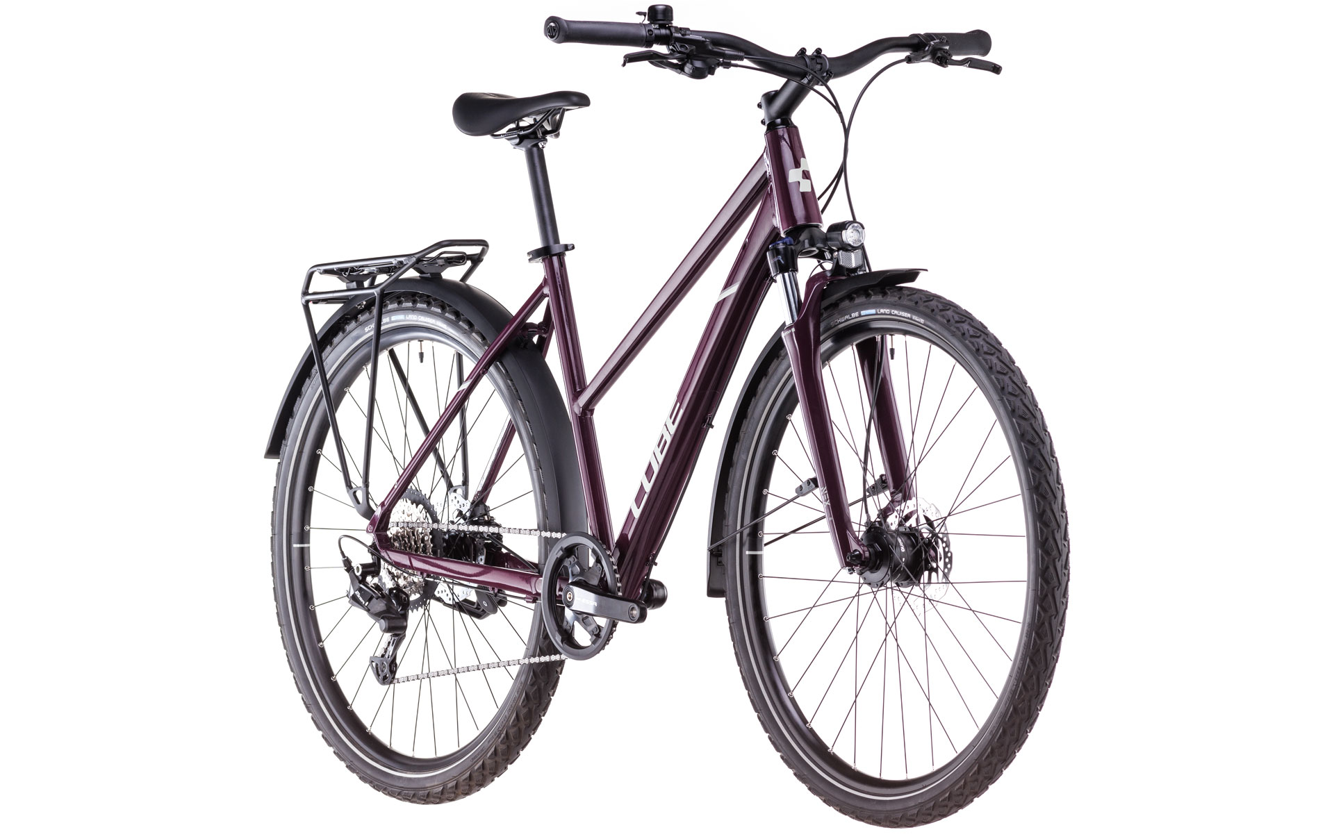 BICICLETA CUBE NATURE ONE ALLROAD TRAPEZE AMARONE LUNAR 2025 XS (46 cm) [1]