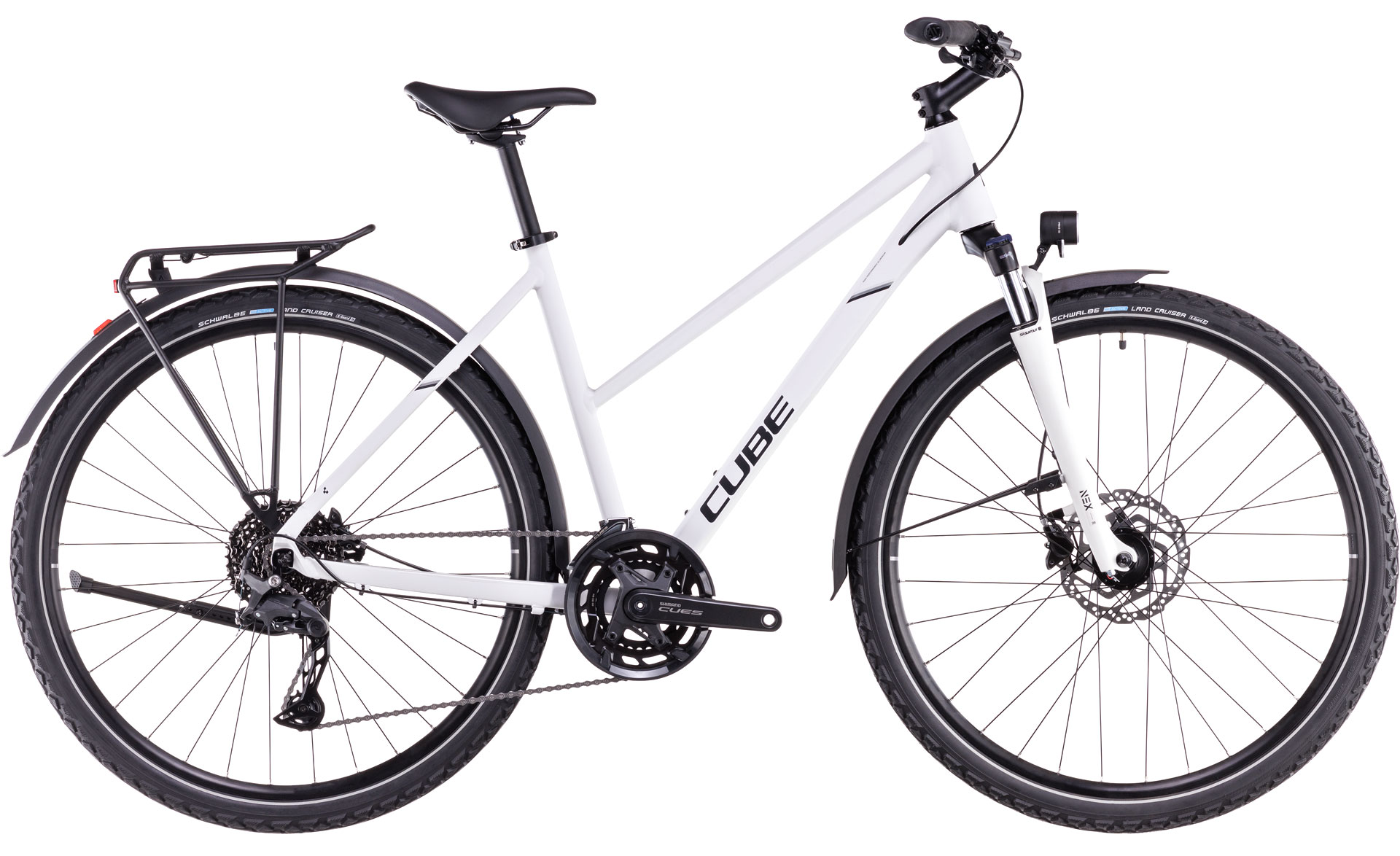 Ciclism - BICICLETA CUBE NATURE PRO ALLROAD TRAPEZE COTTON GREY 2025 XS (46 cm)