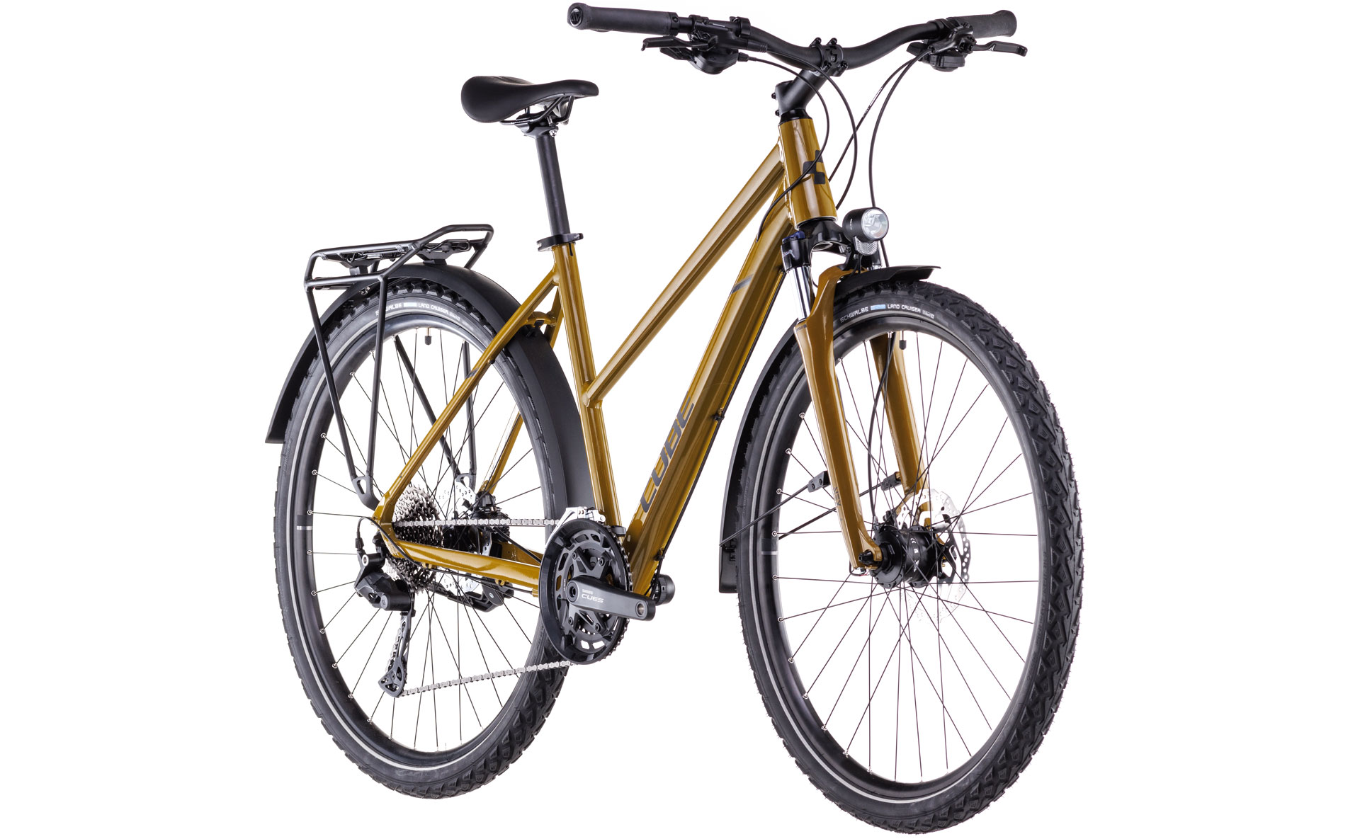 BICICLETA CUBE NATURE PRO ALLROAD TRAPEZE WILLOWGREEN BLACK 2025 XS (46 cm) [1]