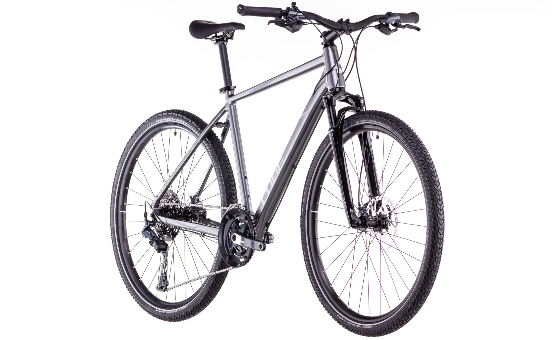 BICICLETA CUBE NATURE SLX GRAPHITE FOSSIL 2025 46 cm [1]