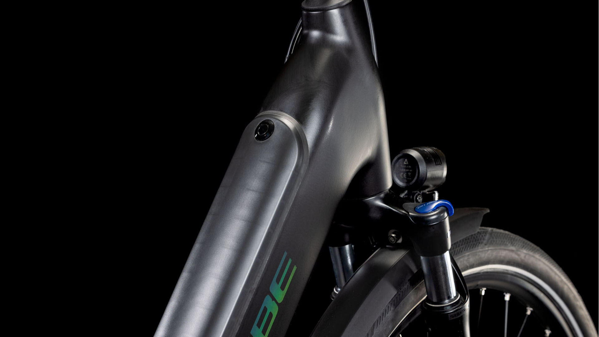 BICICLETA ELECTRICA CUBE SUPREME HYBRID PRO 625 EASY ENTRY BLACK SPECTRAL 2025 cadru 42cm - roti 26" [1]