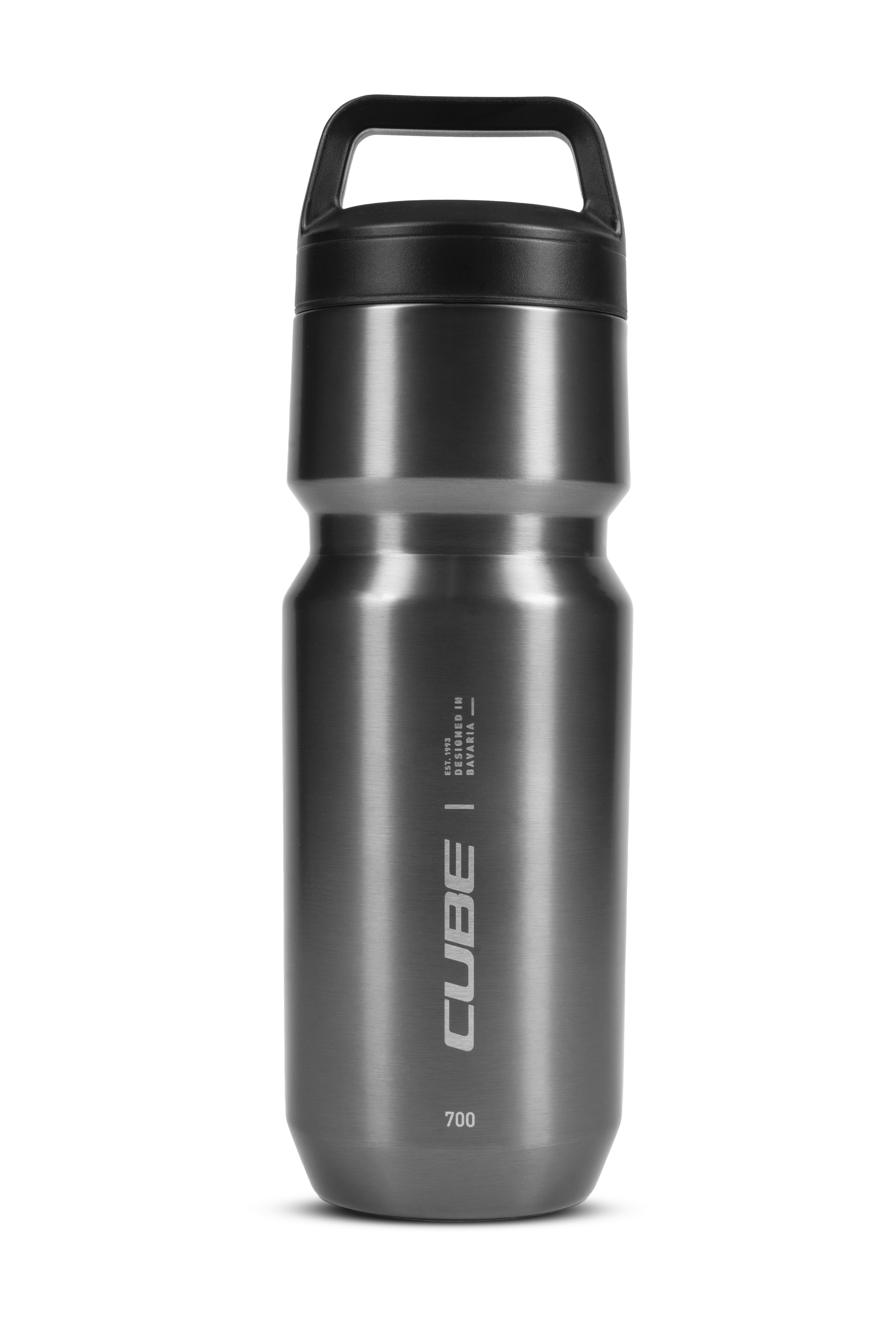 Ciclism - BIDON CUBE STAINLESS STEEL ARC 700 Brushed Grey