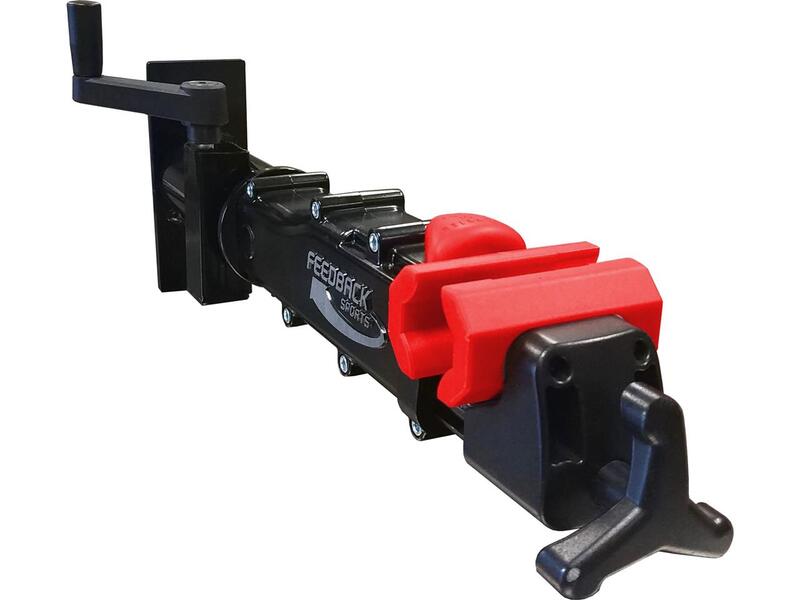 Ciclism - BRAT STAND REPARATII BIKE LIFT CLAMP WITH WALL MOUNT Negru/Rosu