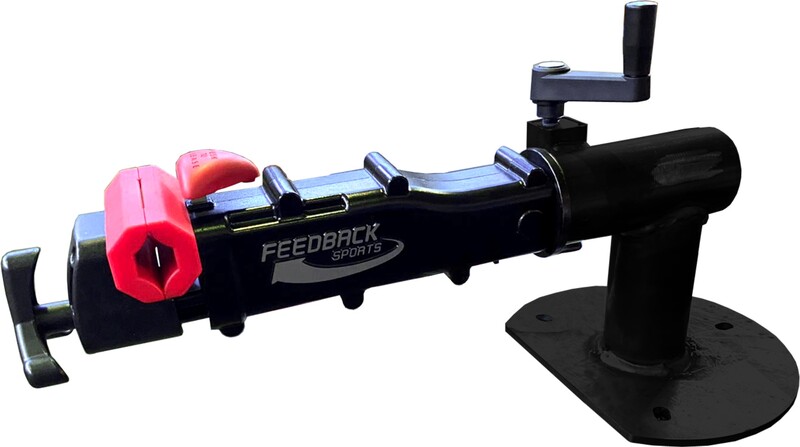 Ciclism - BRAT STANDREPARATII BIKE LIFT CLAMP WITH BENCH MOUNT Negru/Rosu