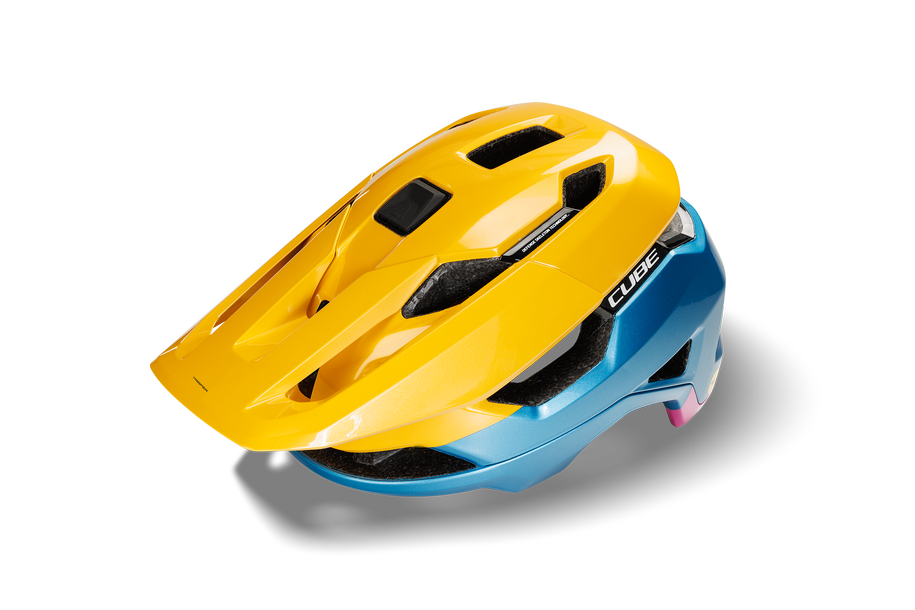 Ciclism - CASCA CUBE TROOPER YELLOW/BLUE/PINK S (52-56)