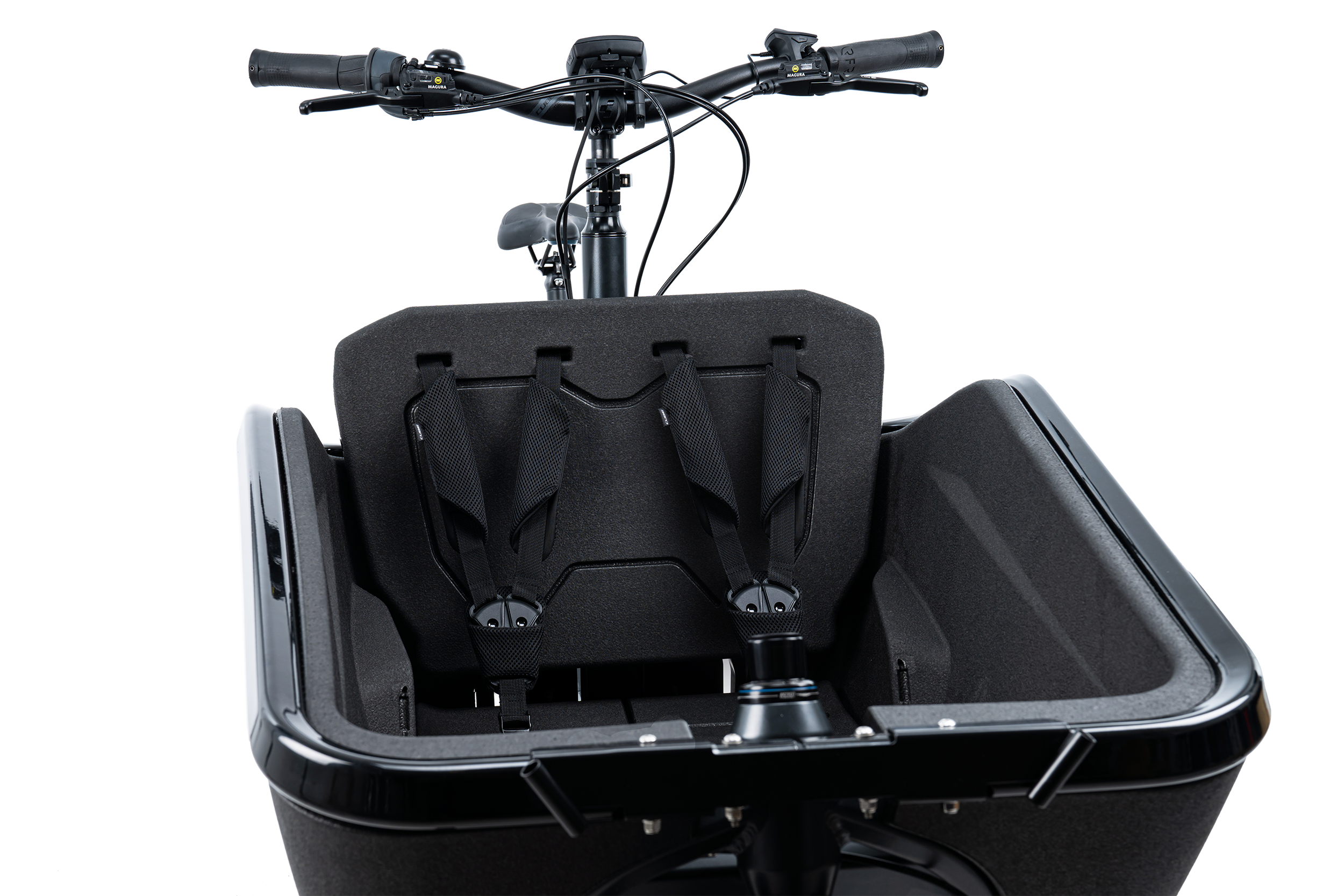 Ciclism - CENTURI SIGURANTA SCAUN PORBAGAJ COPII CUBE CARGO Negru