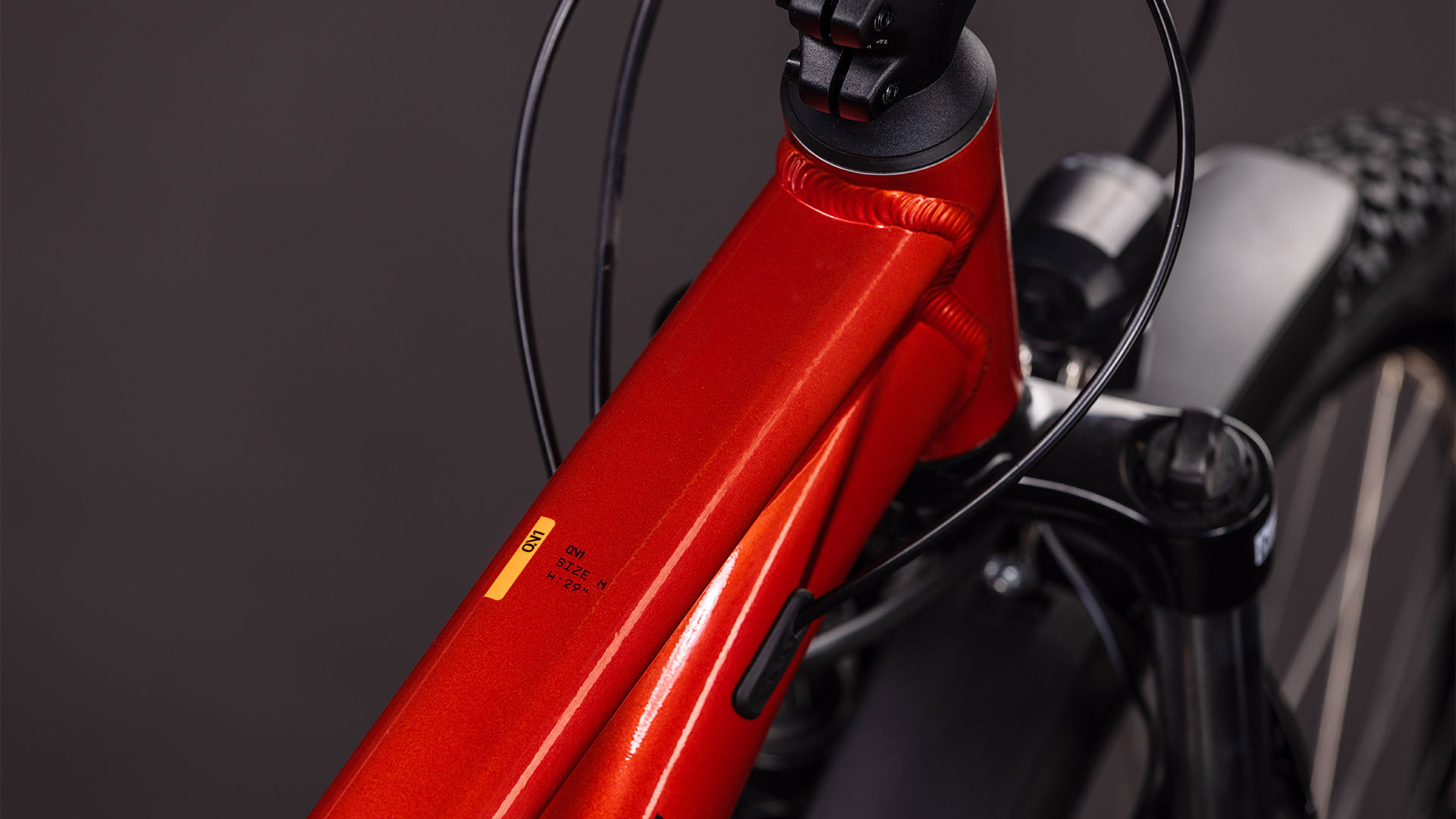 BICICLETA CUBE AIM ONE FE SUNDOWNER BLACK 2026 cadru XS (14") - roti 27.5 [1]