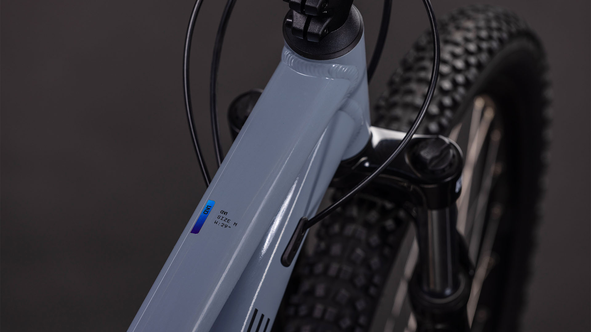 BICICLETA CUBE AIM ONE SMOKE BLACK 2026 cadru XS (14") - roti 27.5 [1]