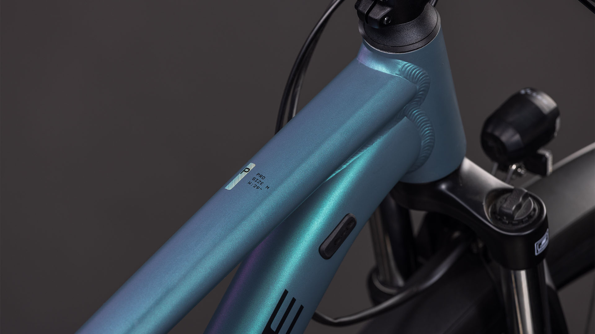 BICICLETA CUBE AIM PRO FE SMARAGDGREY PRISM 2026 cadru XS (14") - roti 27.5 [1]