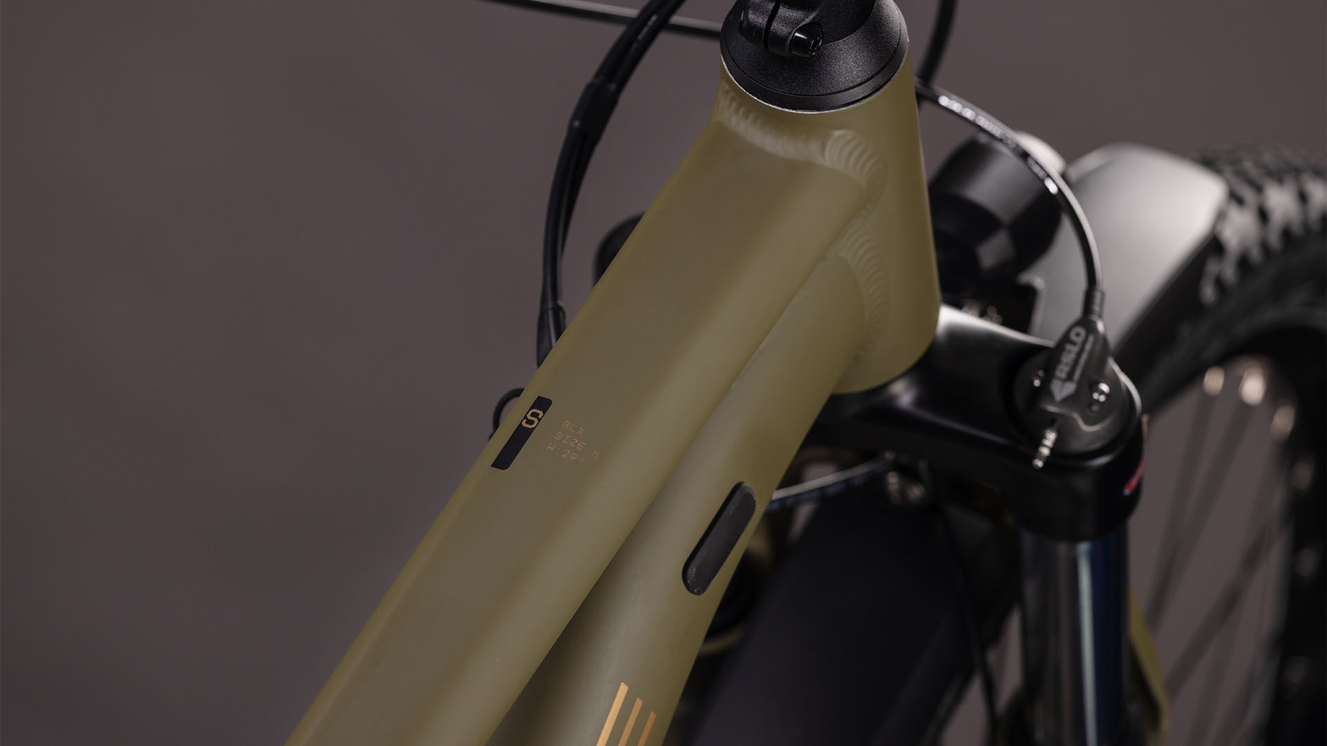 BICICLETA CUBE AIM SLX FE DUSTYOLIVE GOLD 2026 cadru XS (14") - roti 27.5 [1]