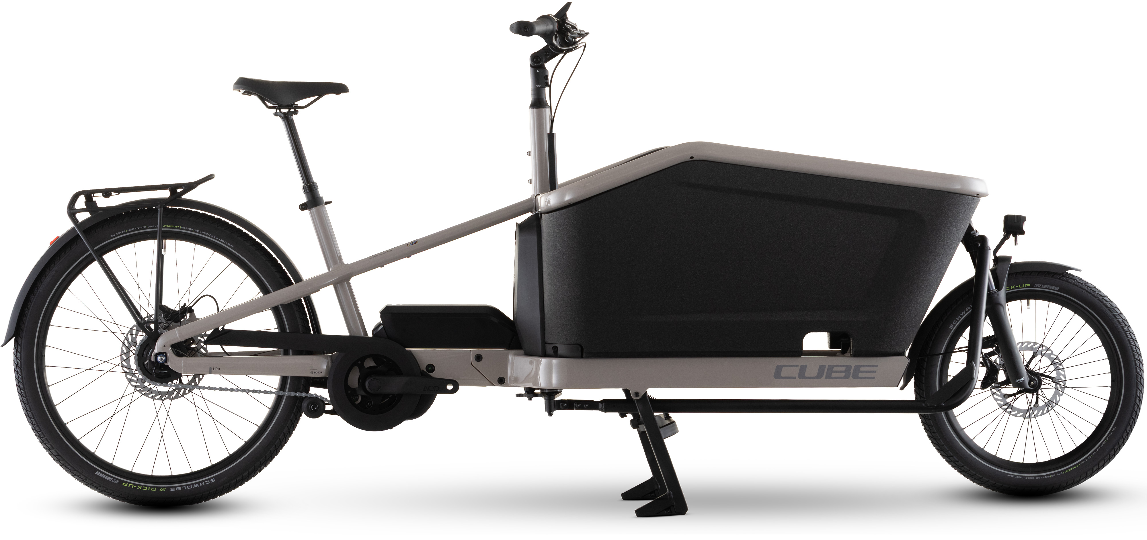 Ciclism - BICICLETA ELECTRICA CUBE CARGO HYBRID COMFORT PRO 800 OATGREY REFLEX 2026 One Size