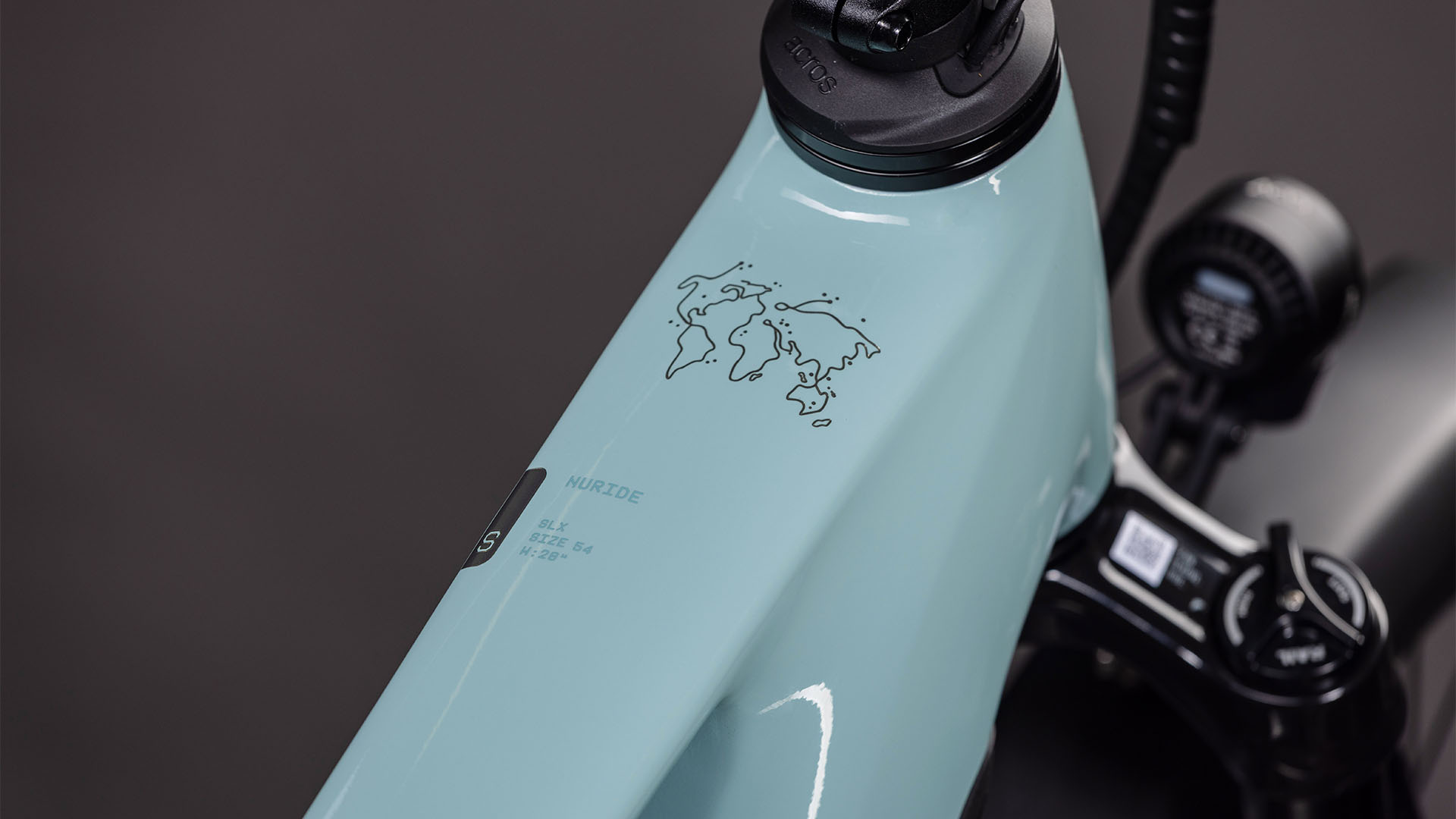 BICICLETA ELECTRICA CUBE NURIDE HYBRID SLX 800 SKYLIGHT ARUBABLUE 2026 50 cm [2]