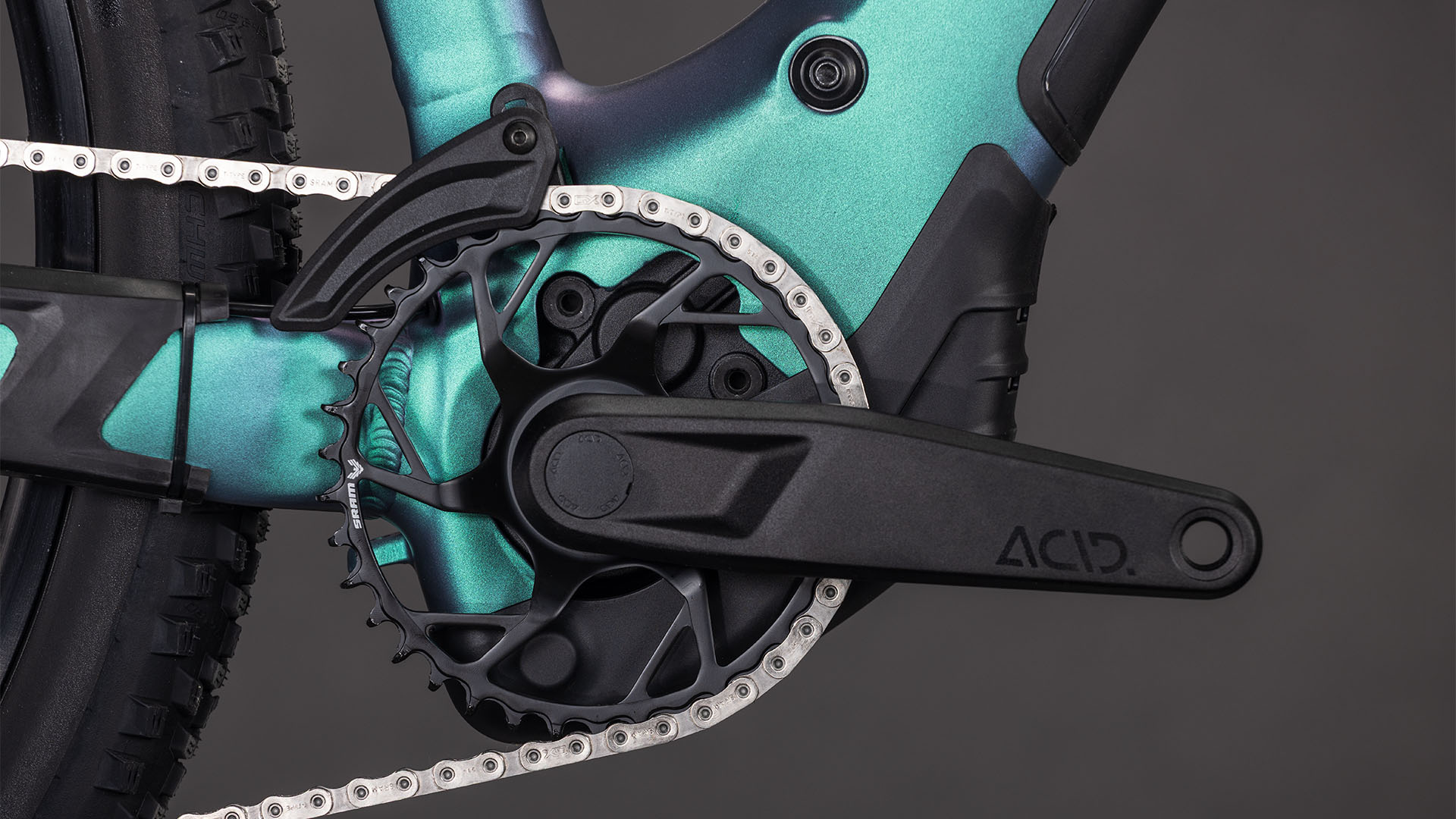 BICICLETA ELECTRICA CUBE REACTION HYBRID RACE 800 TRAPEZE POLARLIGHT PRISM 2026 cadru S (16") - roti 27.5 [1]