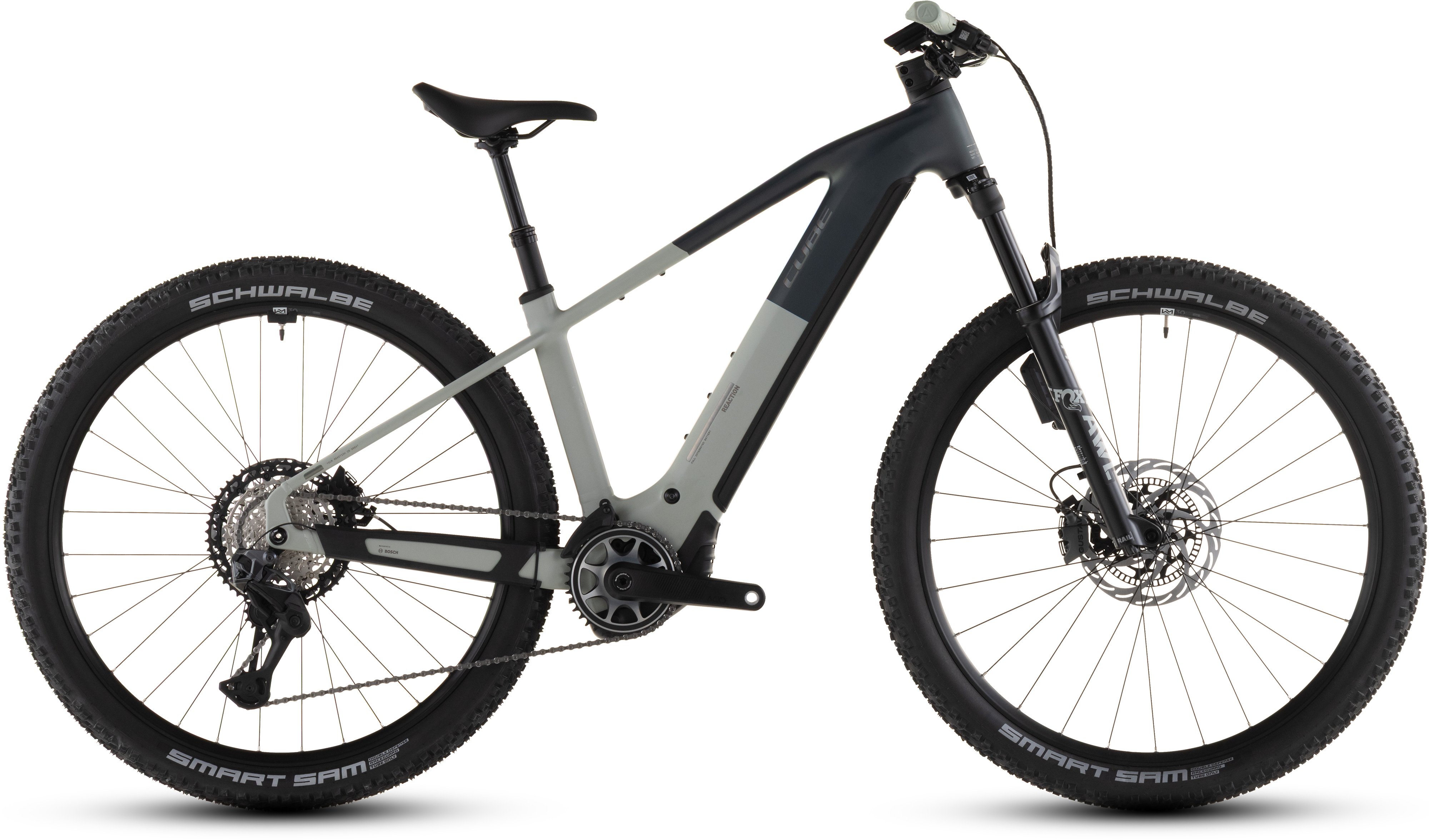 BICICLETA ELECTRICA CUBE REACTION HYBRID SLT 800 REEDBEIGE SAGEBRUSHGREEN 2026 cadru S (16") - roti 27.5 [1]