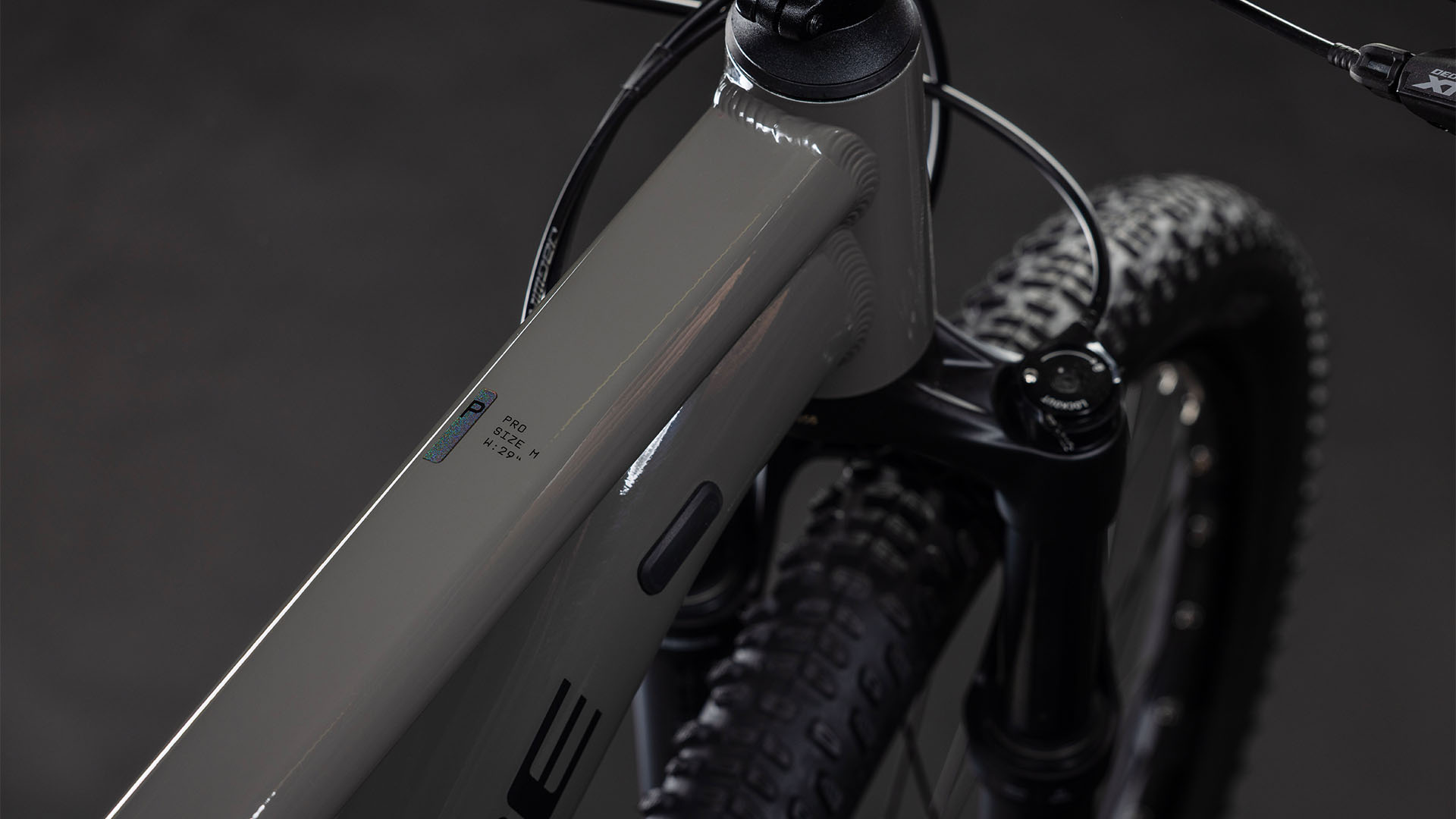 BICICLETA CUBE REACTION PRO OLDGREY BLACK 2026 cadru XS (14") - roti 27.5 [1]