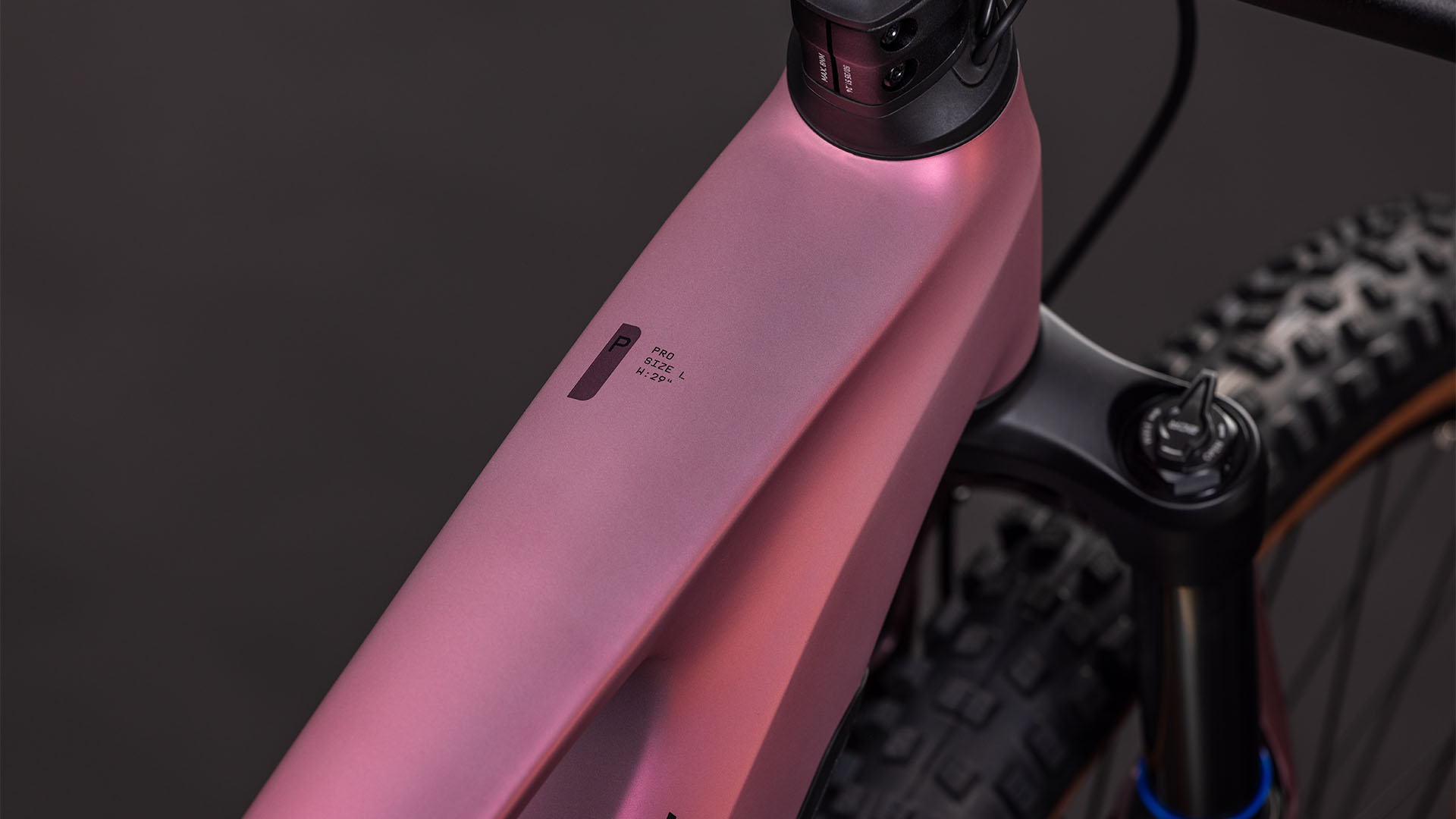 BICICLETA ELECTRICA CUBE STEREO HYBRID ONE44 PRO 800 SHIFTBLUSH RAISIN 2026 cadru S (16") - roti 27.5 [1]