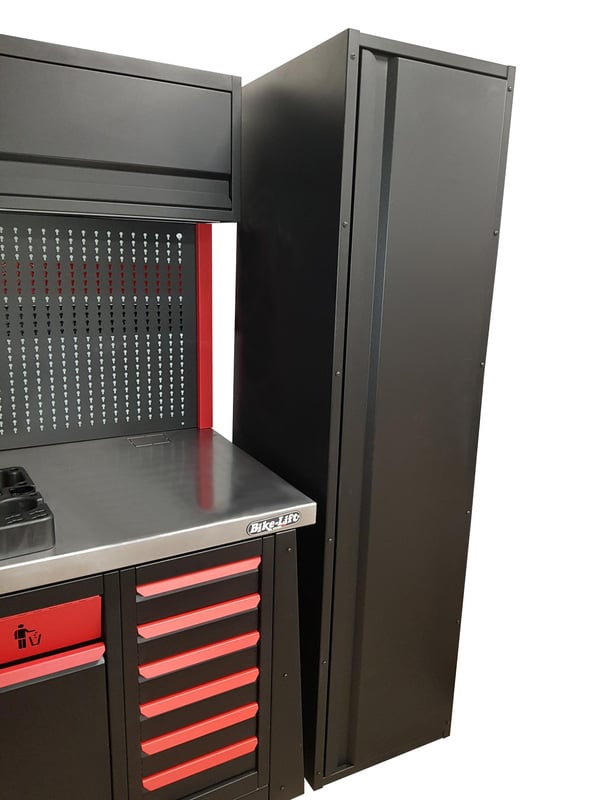 Ciclism - DULAP SCULE BIKE LIFT ARMADIO 1 ANTE  - TOOLS LOCKER 1 DOORS   Negru