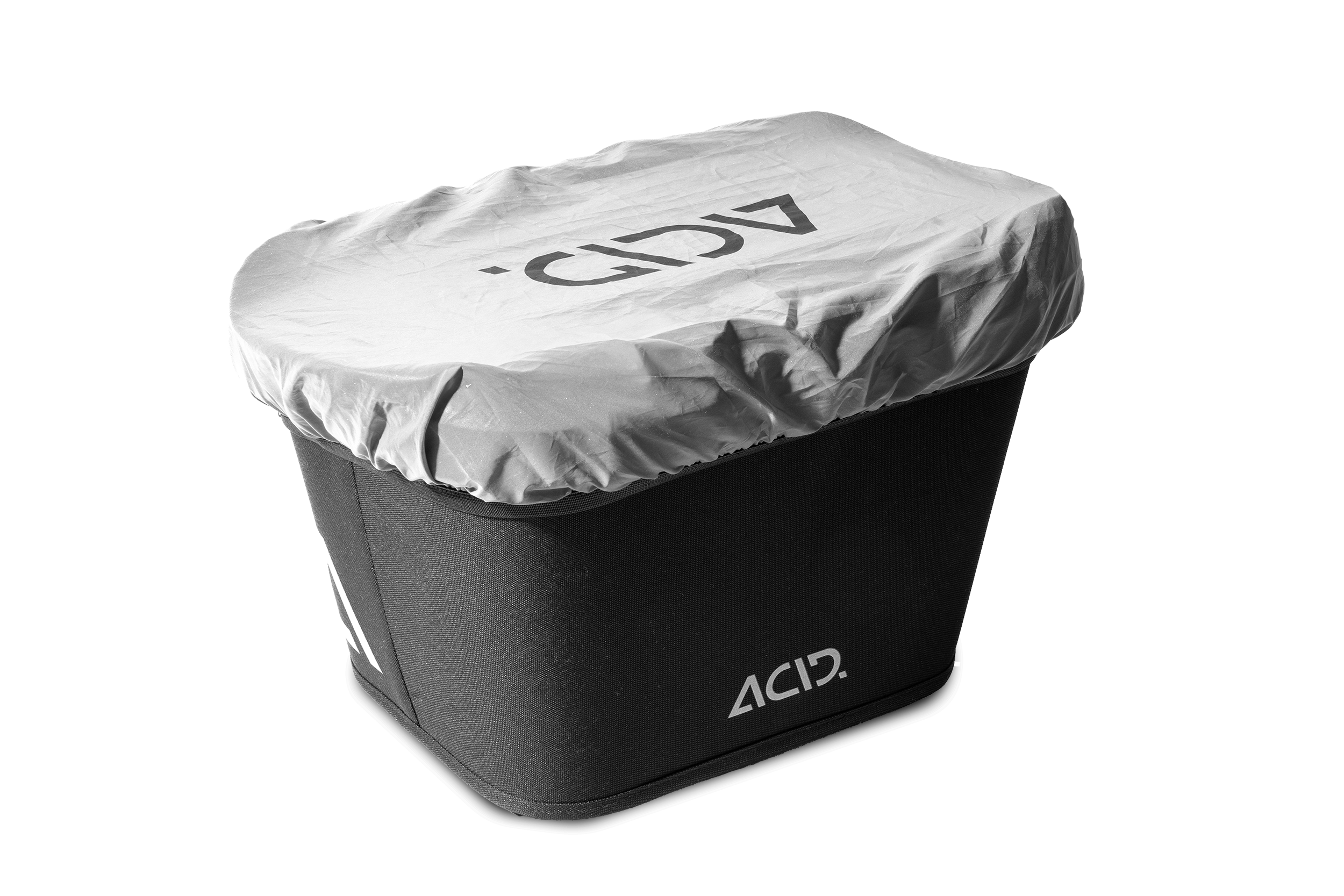 Ciclism - HUSA PLOAIE GEANTA ACID HANDLEBAR BASKET CITY 15 FILINK Grey Reflective