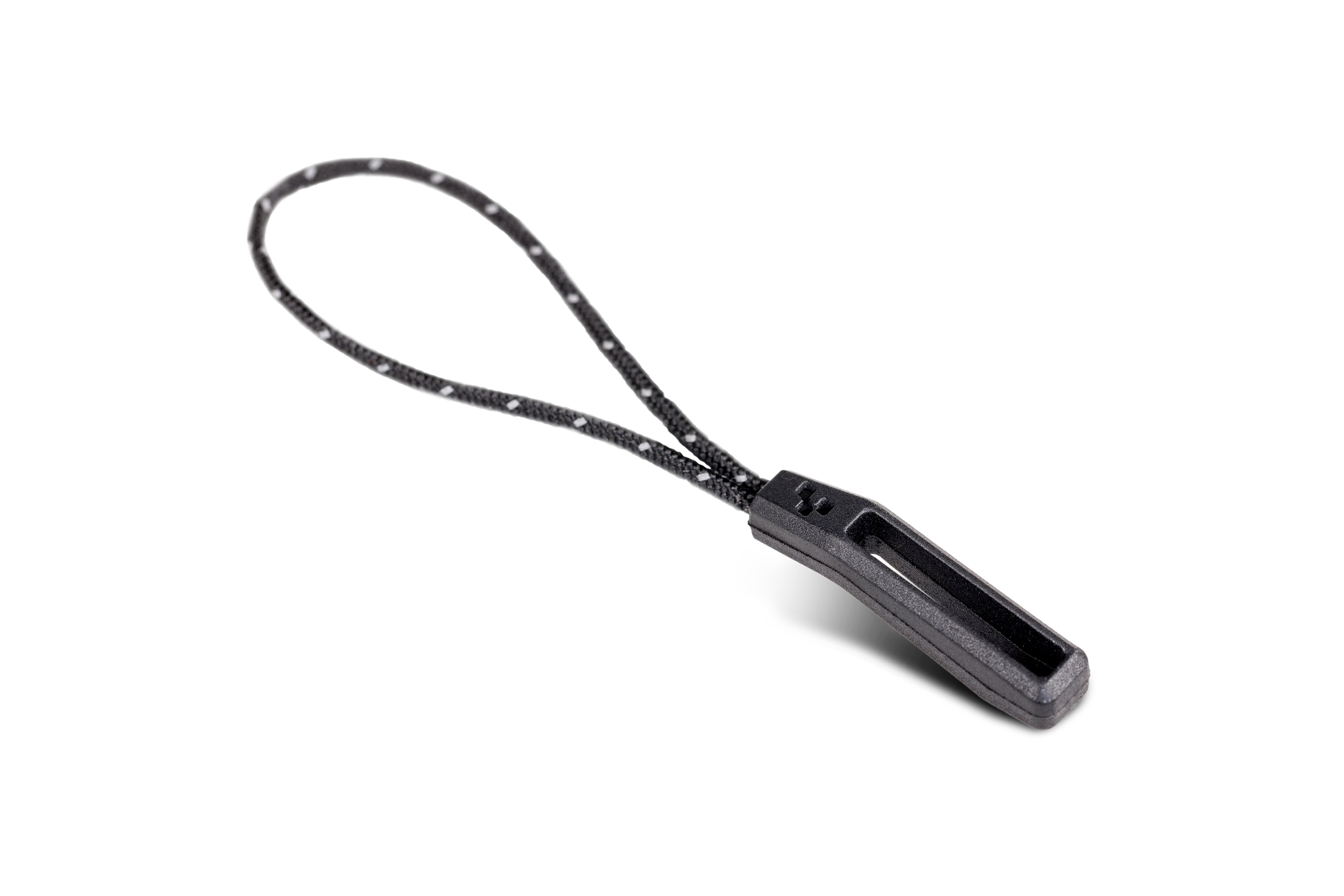 Ciclism - SNUR FERMOAR CUBE ZIPPER PULLER BLACK Small