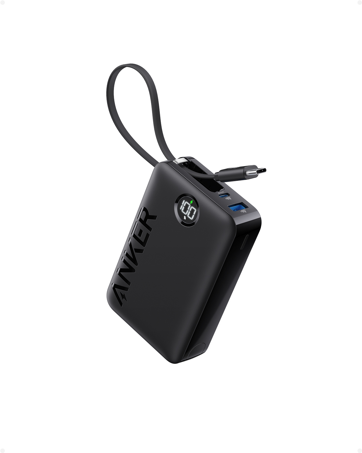Acumulator extern Anker 335 PowerCore 20K  22.5W, USB-C, USB-A, PowerDelivery, cablu USB-C