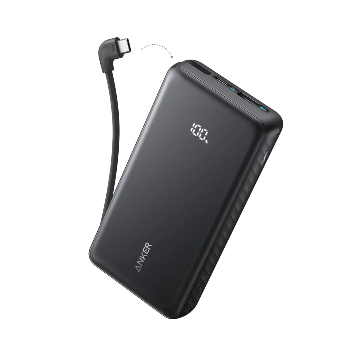 Acumulator extern Anker Zolo 20.000 mAh, 22.5W, USB-C, USB-A, Negru