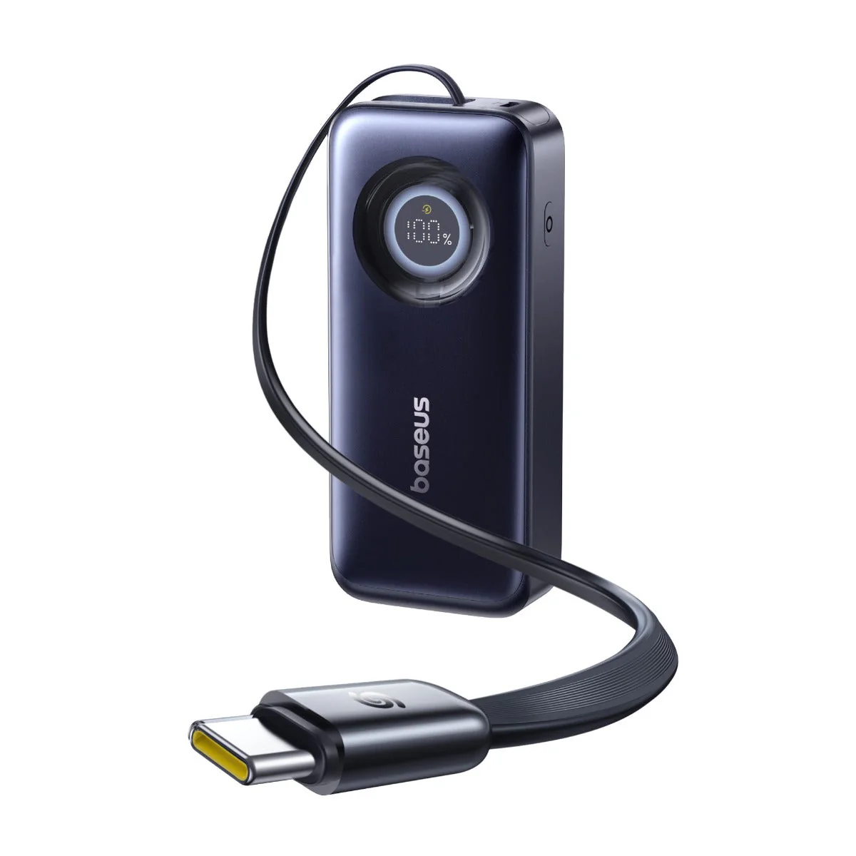 Acumulator extern Baseus EnerCore CR11 20.000mAh, cu cablu USB-C integrat 67W, Negru
