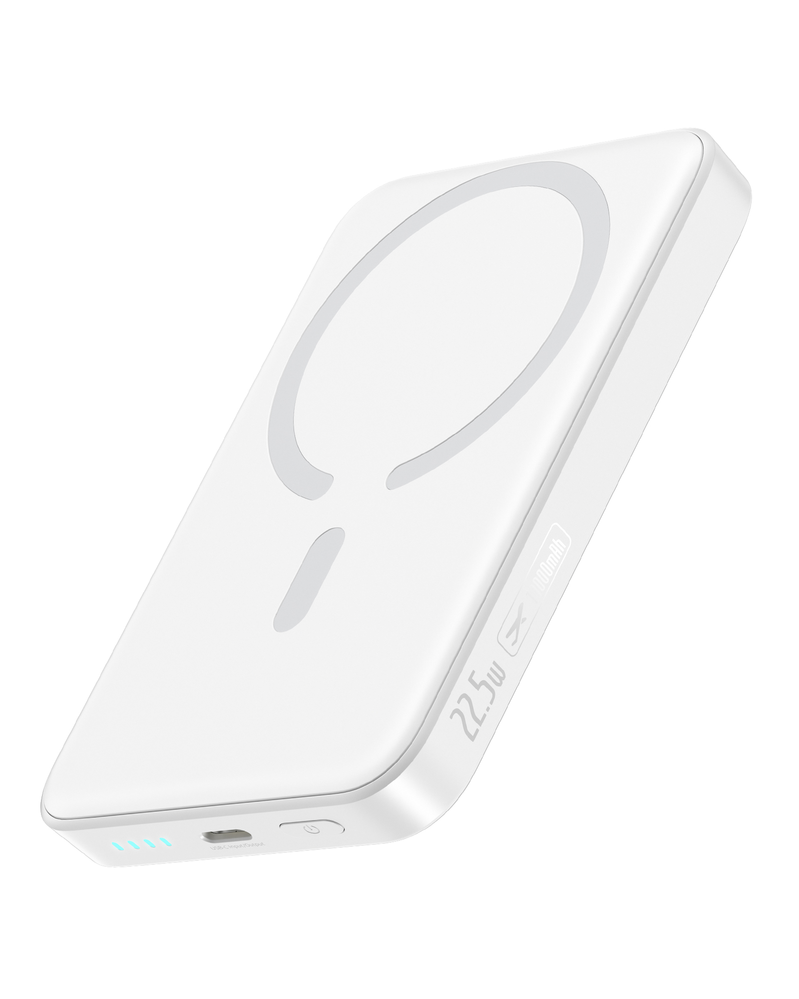 Acumulator extern Baseus EnerFill FM11 Ultra-Mini Magnetic 10.000 mAh, 22.5W, Alb