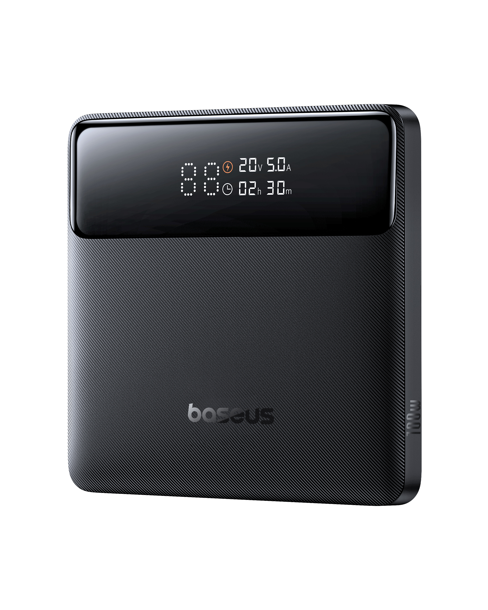 Acumulator extern Baseus H1 20.000 mAh, 100W, Fast Charge, Digital Display, 2x USB-C, 2x USB-A, Negru