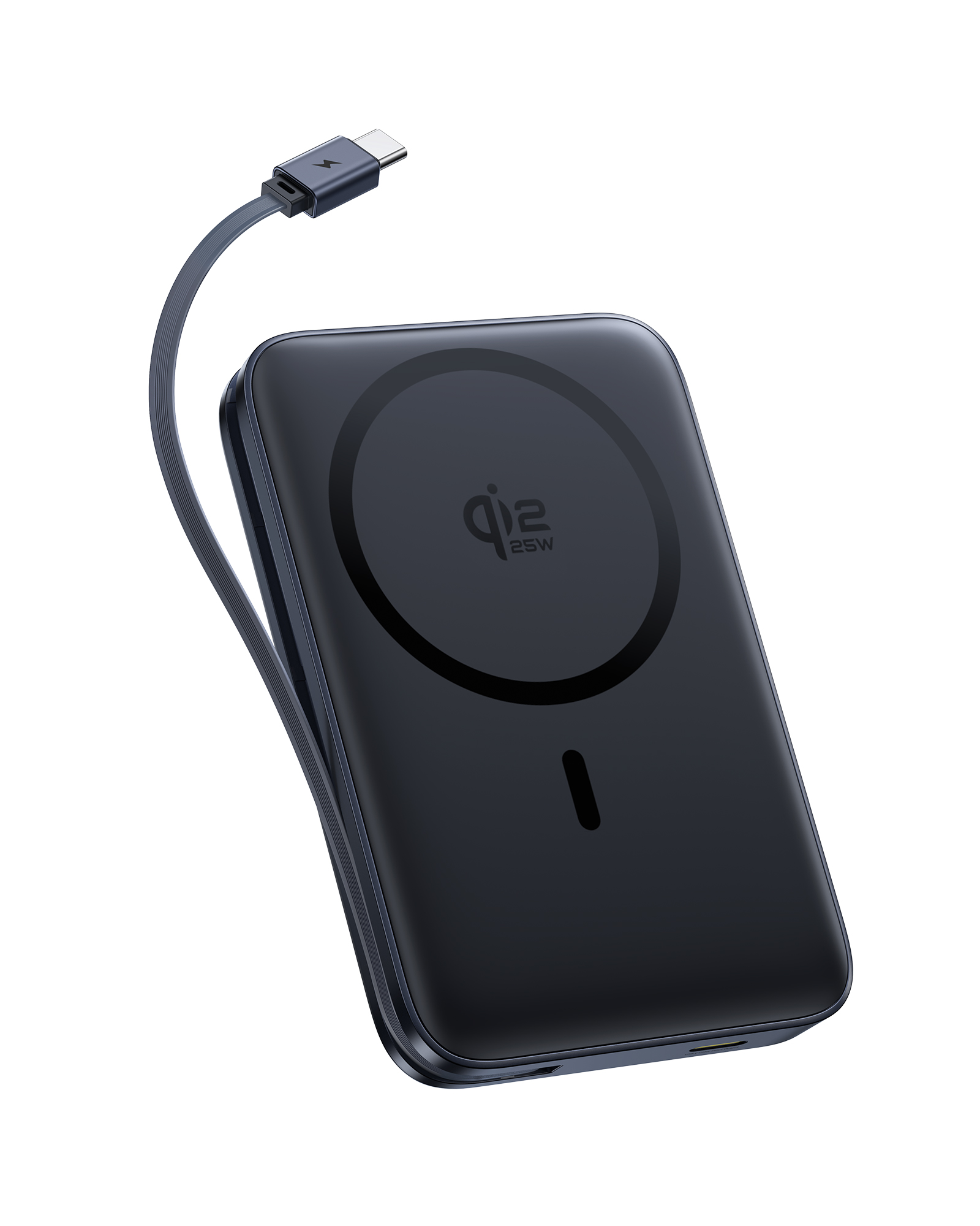 Acumulator extern Baseus PicoGo AM61 Qi2.2 10.000 mAh, 45W, Magnetic, Negru