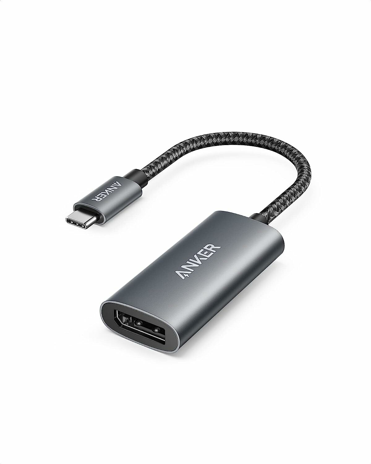 Adaptor Anker 518 USB-C la HDMI, 8K, DisplayPort  8K@60Hz sau 4K@144Hz, Negru