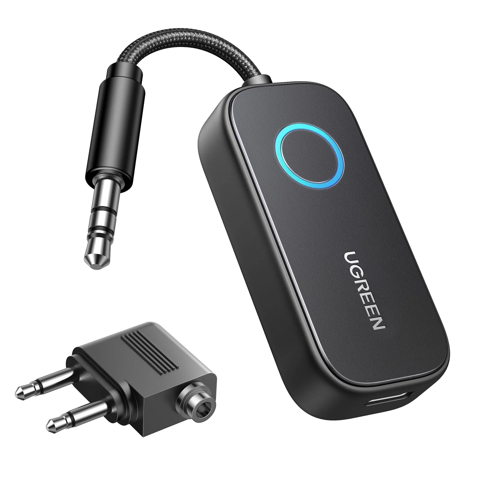Adaptor Bluetooth UGREEN 35222A Audio Receiver CM672, Negru