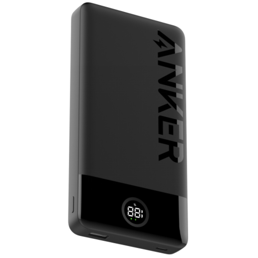 Baterie externa Anker PowerCore 324, 10.000 mAh, 12W, 1x USB-C, 1x USB-A, Negru