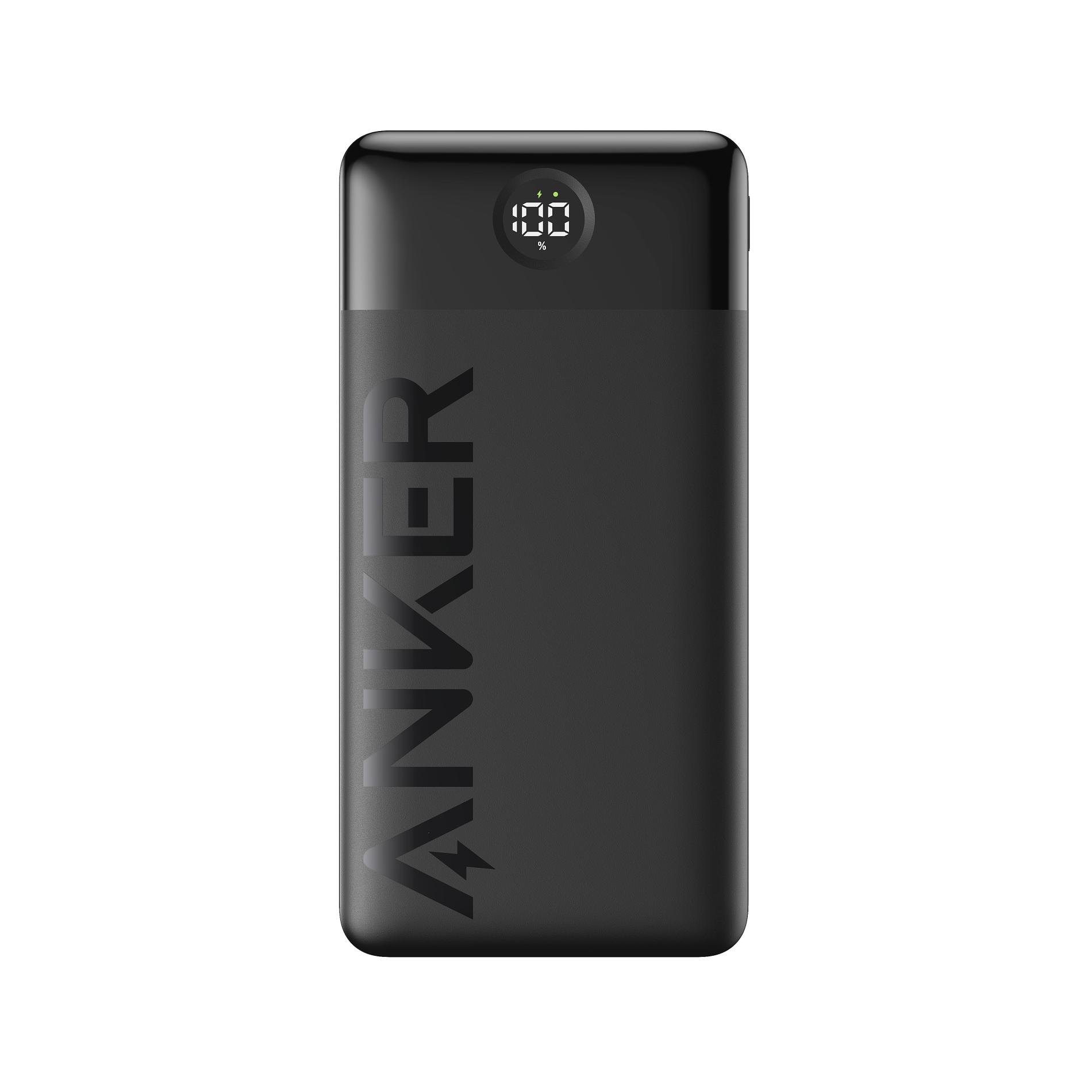 Baterie externa Anker PowerCore 326, 20.000 mAh, 15W, PowerIQ, USB-C, USB-A, Negru
