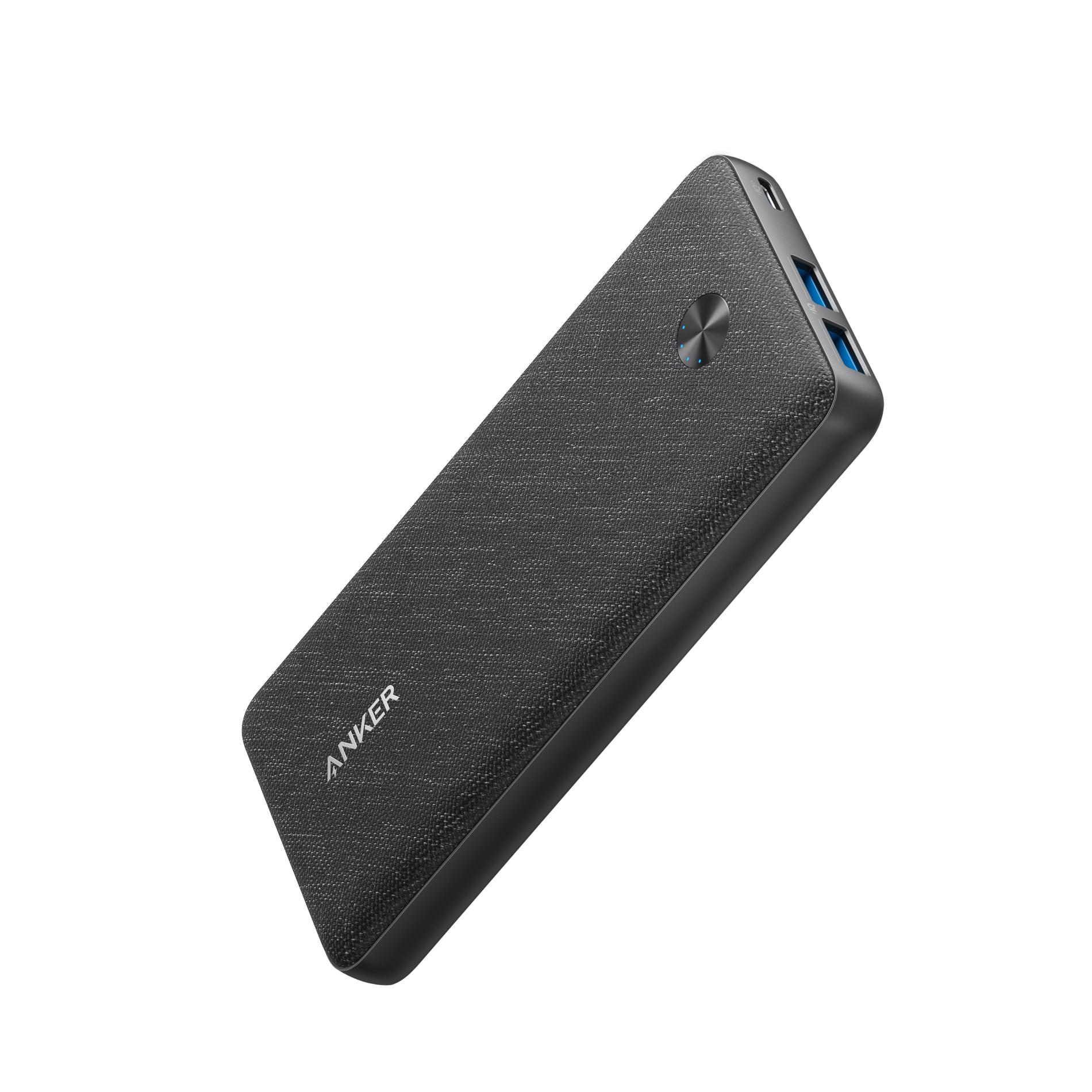 Baterie externa Anker PowerCore III Sense 20000 mAh  PowerDelivery 20W  PowerIQ  USB-C  USB-A  Negru