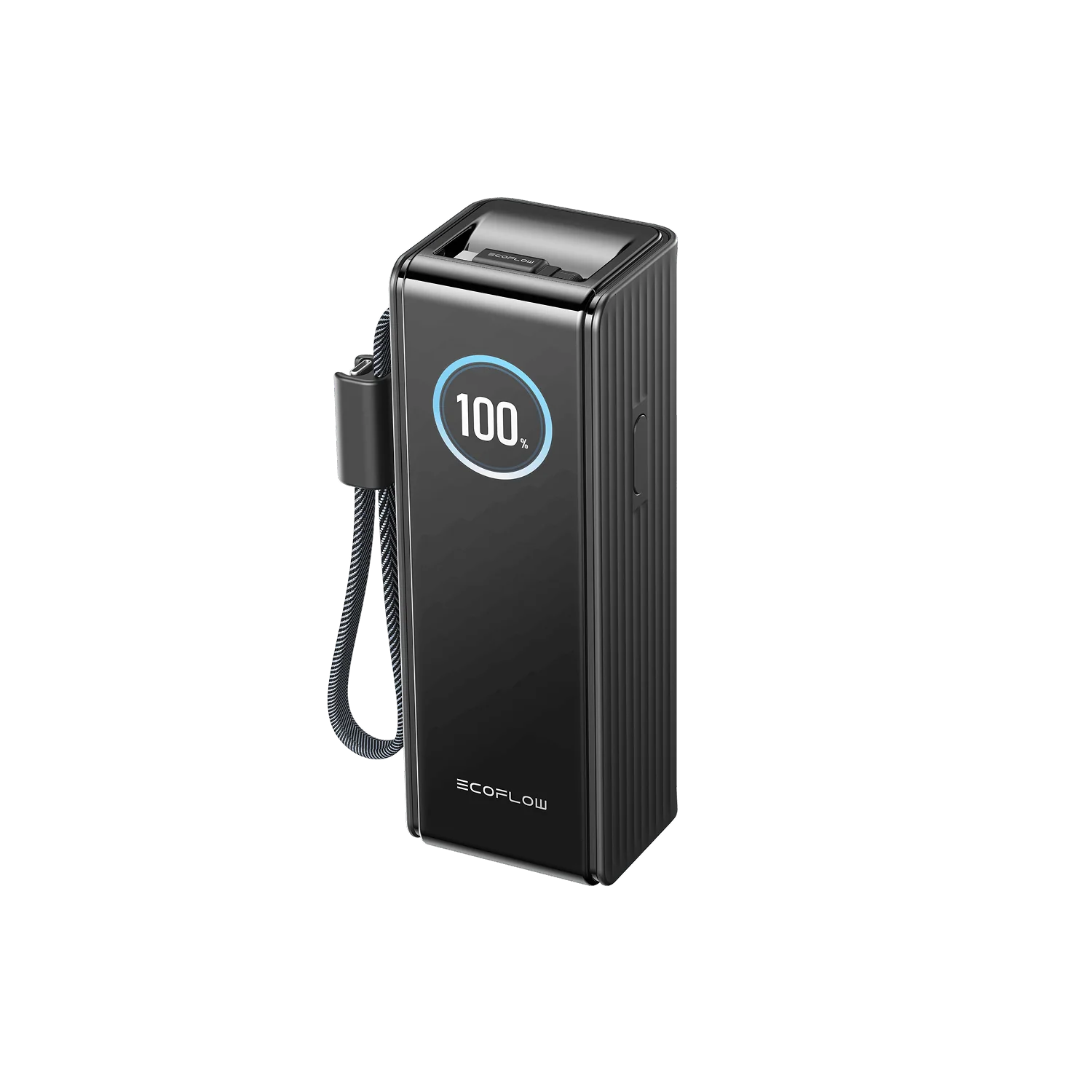 Baterie externa EcoFlow RAPID 25000 mAh, 170W, cabluri incorporate de 100W, Negru