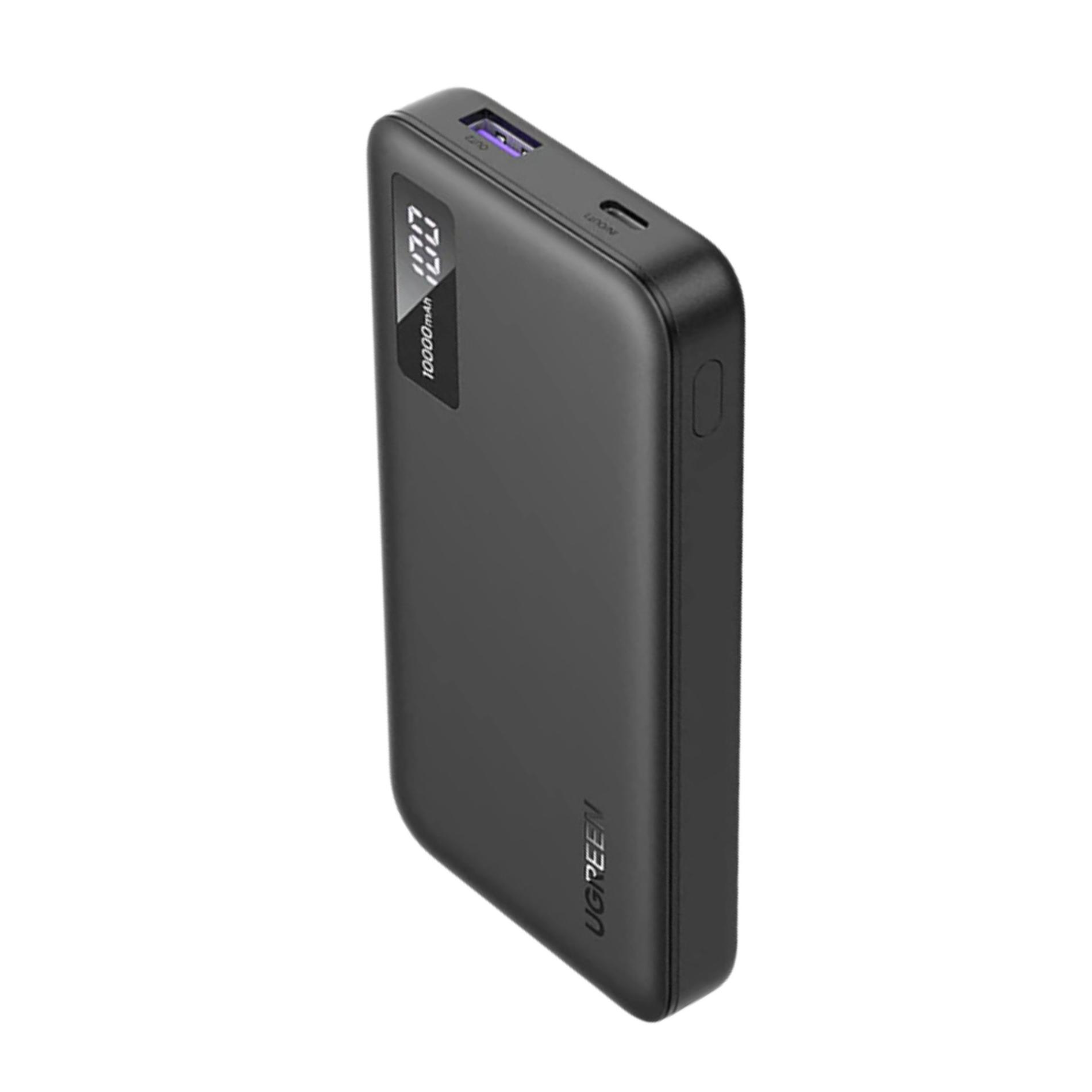 Baterie externa Ugreen 10.000 mAh, USB-C, USB-A, 20W, Negru
