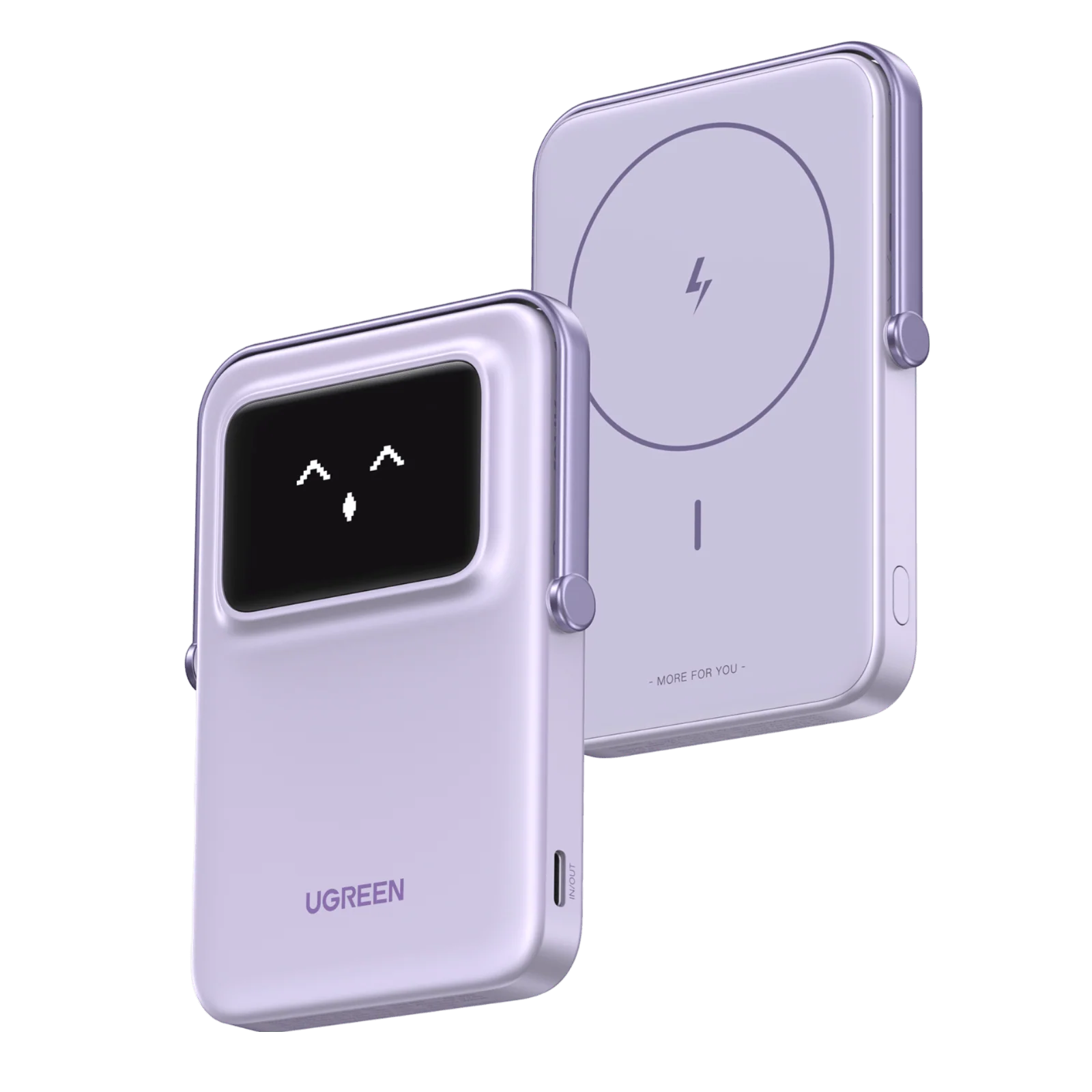 Baterie Externa UGREEN 5.000 mAh, Magsafe, USB-C, 20W, Violet