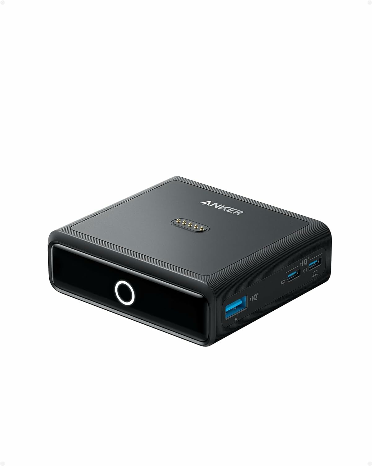 Baza de incarcare Anker, pentru baterii externe Anker Prime, 100W, 4 porturi, GaN, Negru
