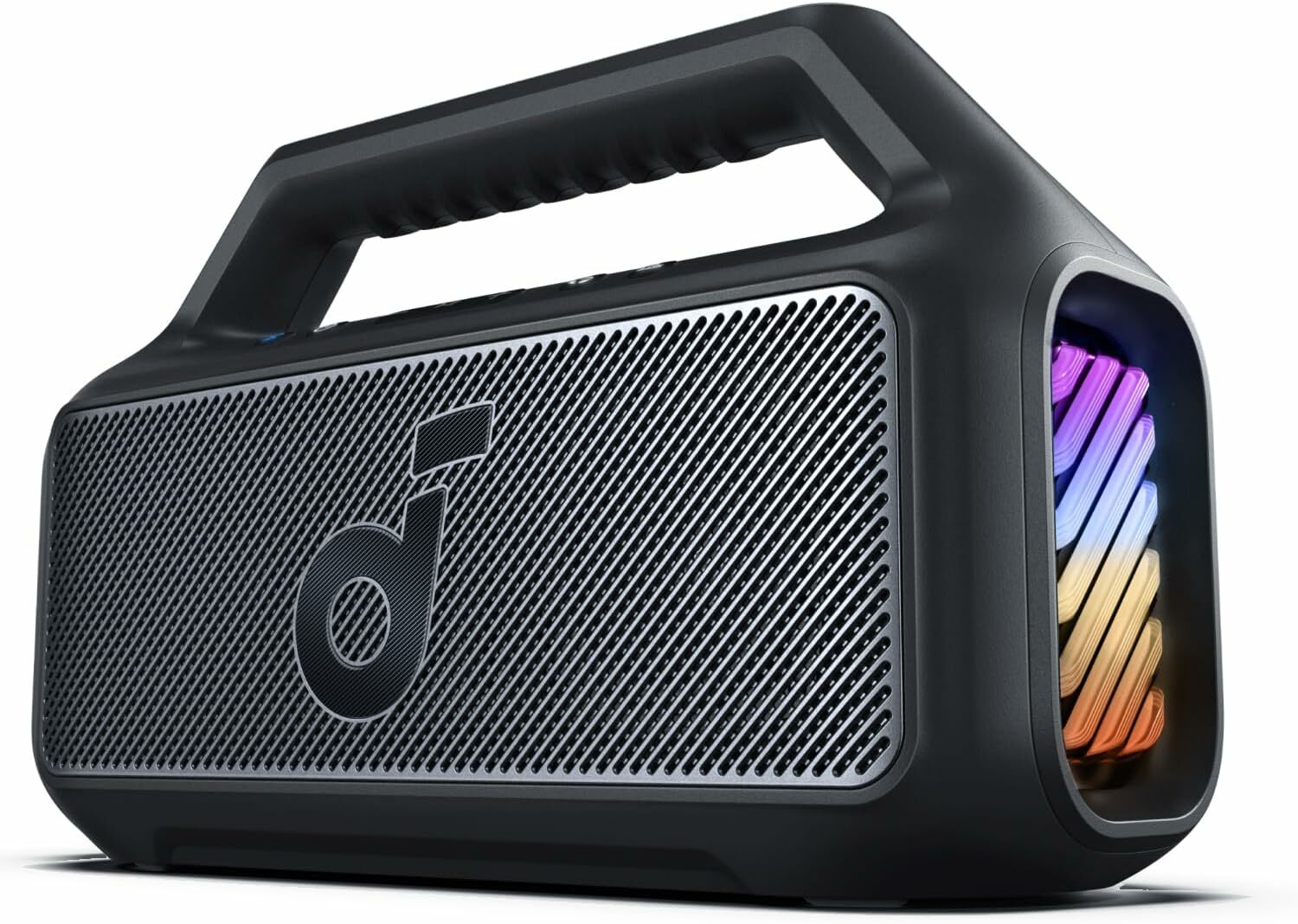 Boxa portabila Anker Soundcore Boom 2, 80W, BassUp 2.0, IPX7, Lumini RGB, Bluetooth 5.3, Negru