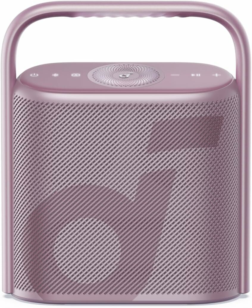 Boxa portabila Anker SoundCore Motion X500, 40W, Wireless Hi-Res Spatial Audio, IPX7, Roz