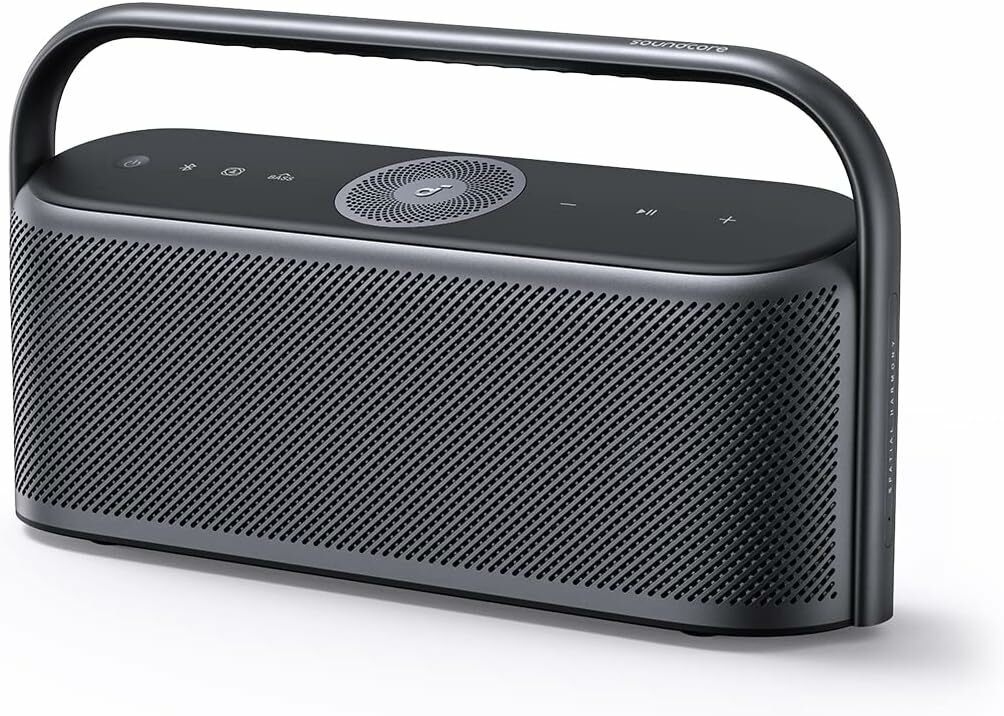 Boxa portabila Anker SoundCore Motion X600, 50W, Wireless Hi-Res Spatial Audio, IPX7, Negru