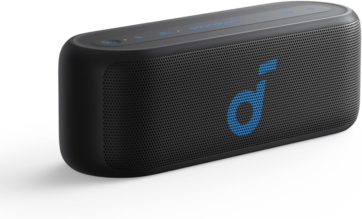 Boxa portabila Anker SoundCore Select 2S, 20W, Wireless Stereo Audio, BassUp, IPX7, Negru