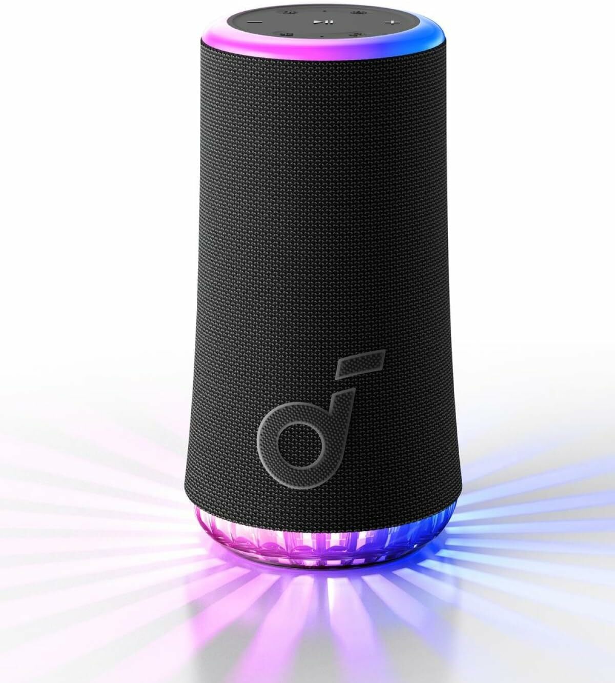 Boxa portabila wireless Anker SoundCore Glow, 30W, Autonomie 18H, Sunet 360°, IP67, Negru
