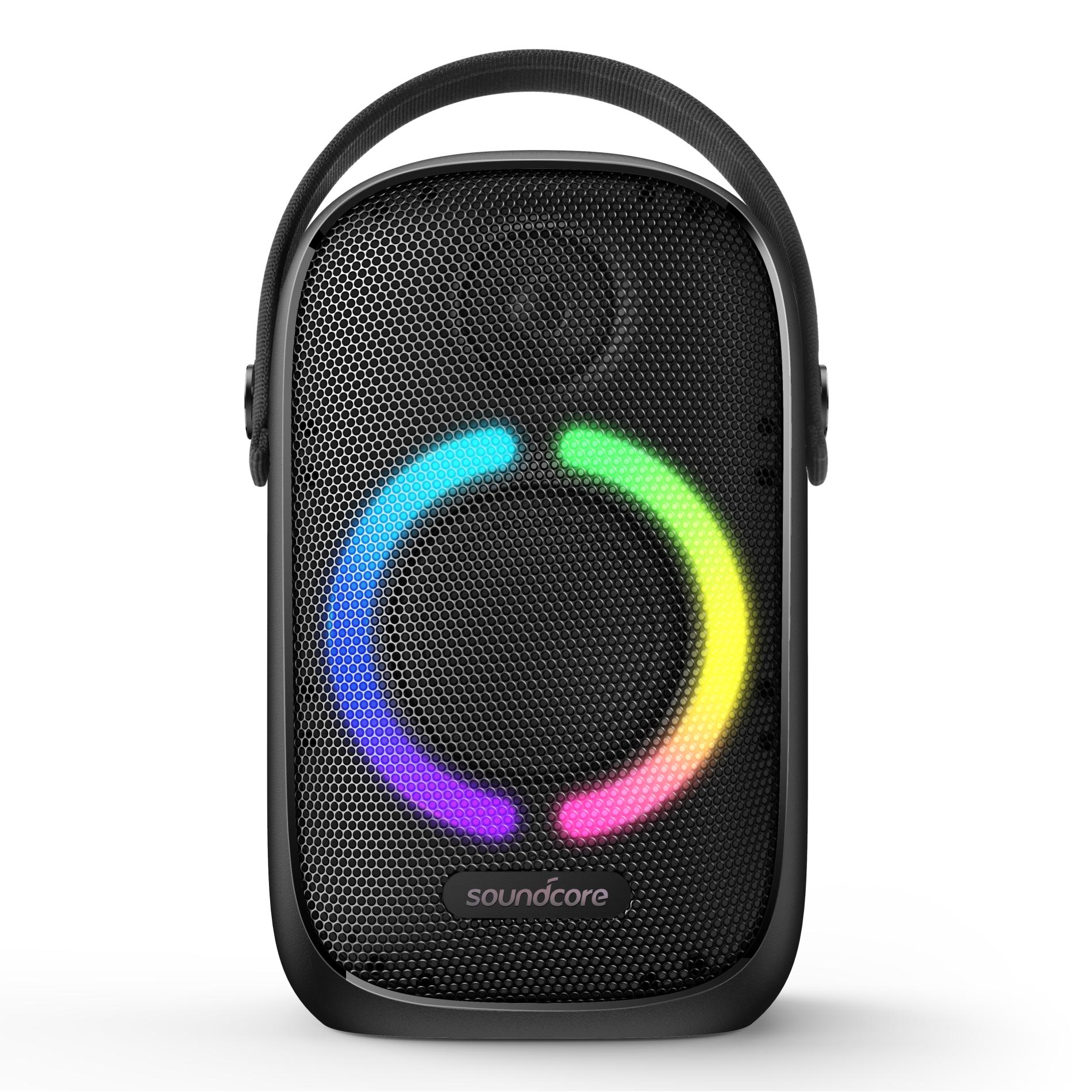 Boxa portabila wireless Anker SoundCore Rave Neo 50W, BassUp, Autonomie18H, PowerIQ, PartyCast, Negru