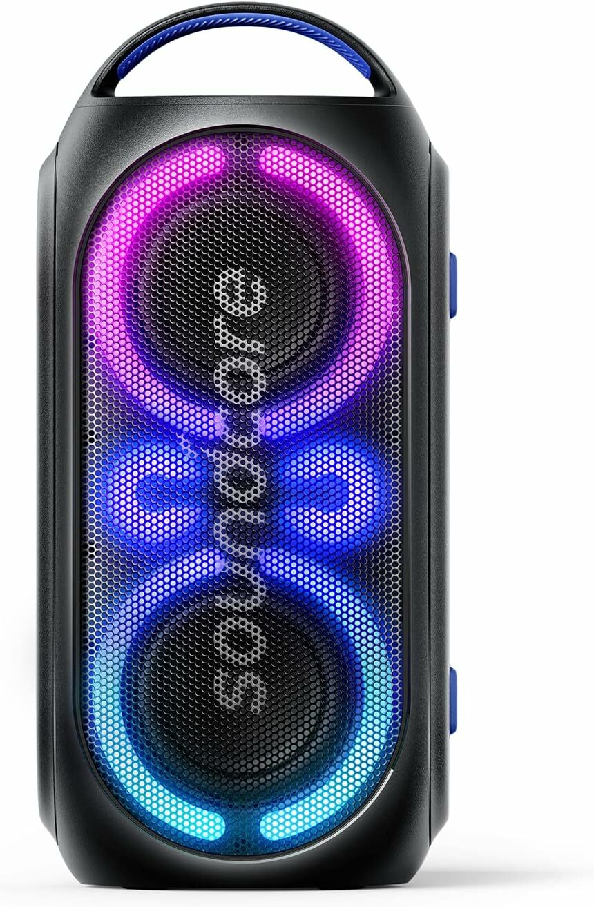 Boxa portabila wireless Anker SoundCore Rave Party 2 120W, BassUp, Autonomie 16H., IPX4  PartyCast 2.0, Negru