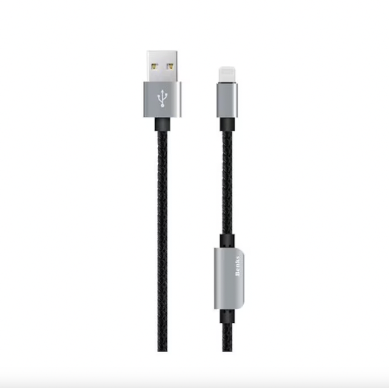 Cablu adaptor Benks D20 Lightning audio, 1.2m, Gri