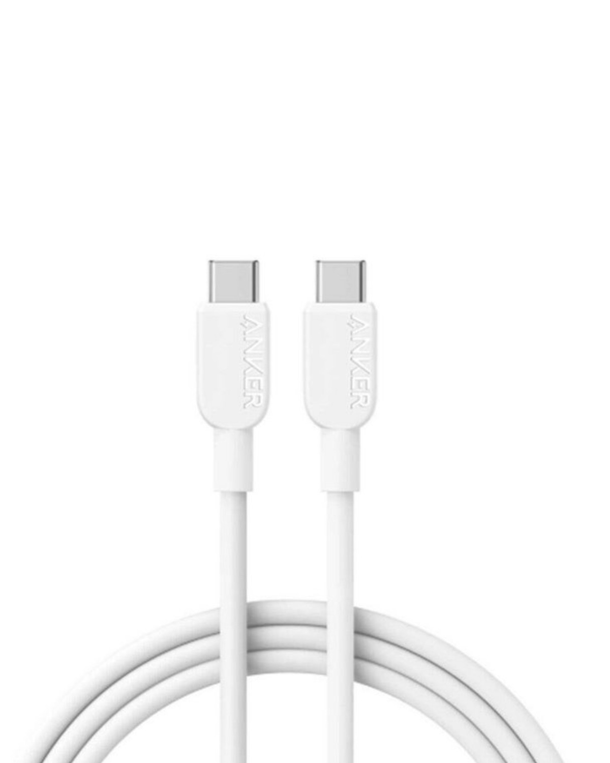 Cablu Anker 310 USB-C la USB-C, 240W, 0.9M, Alb