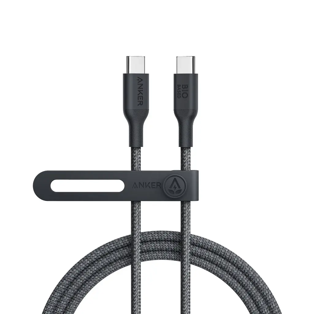 Cablu Anker 544 USB-C 140W, 1.8m, Bio-Nylon, Negru