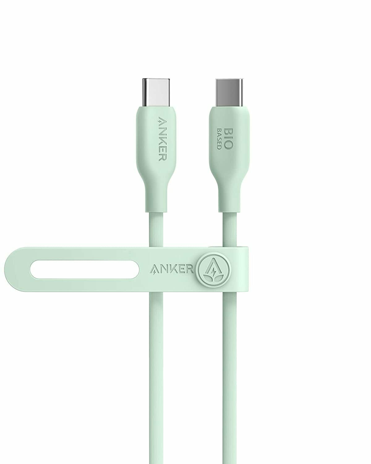 Cablu Anker Bio 543 USB C la USB C (100W), 2.0, 0.91 metri, Verde