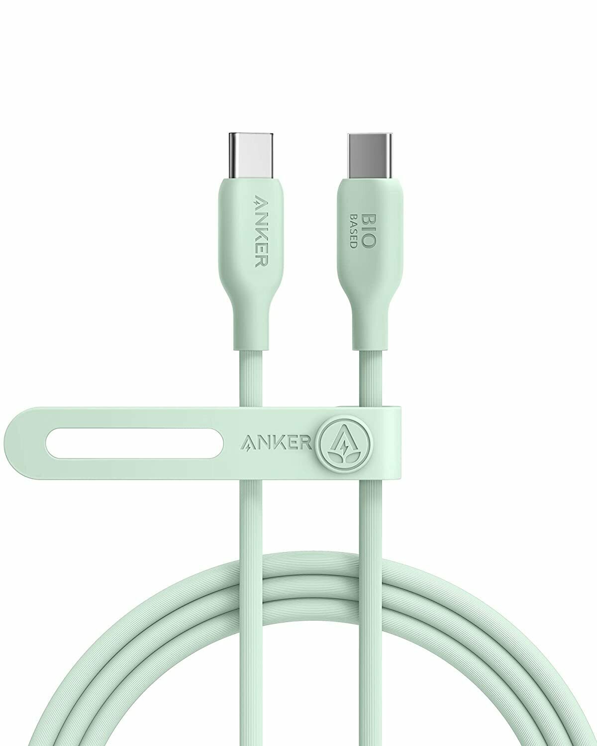 Cablu Anker Bio 543 USB C la USB C (100W), 2.0, 1.8 metri, Verde